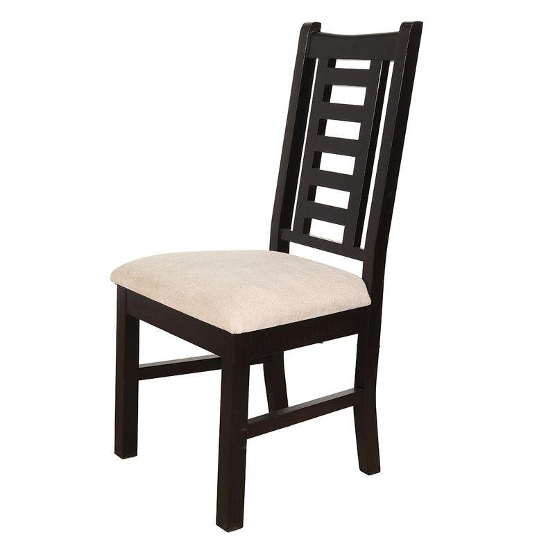 Juego Comedor Pascal 4 sillas Madera color Chocolate 92x92cm-2