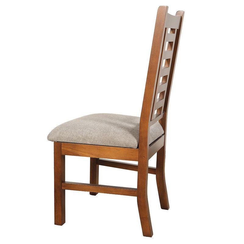 Juego Comedor Pascal 6 sillas Madera color Miel 92x170cm-3