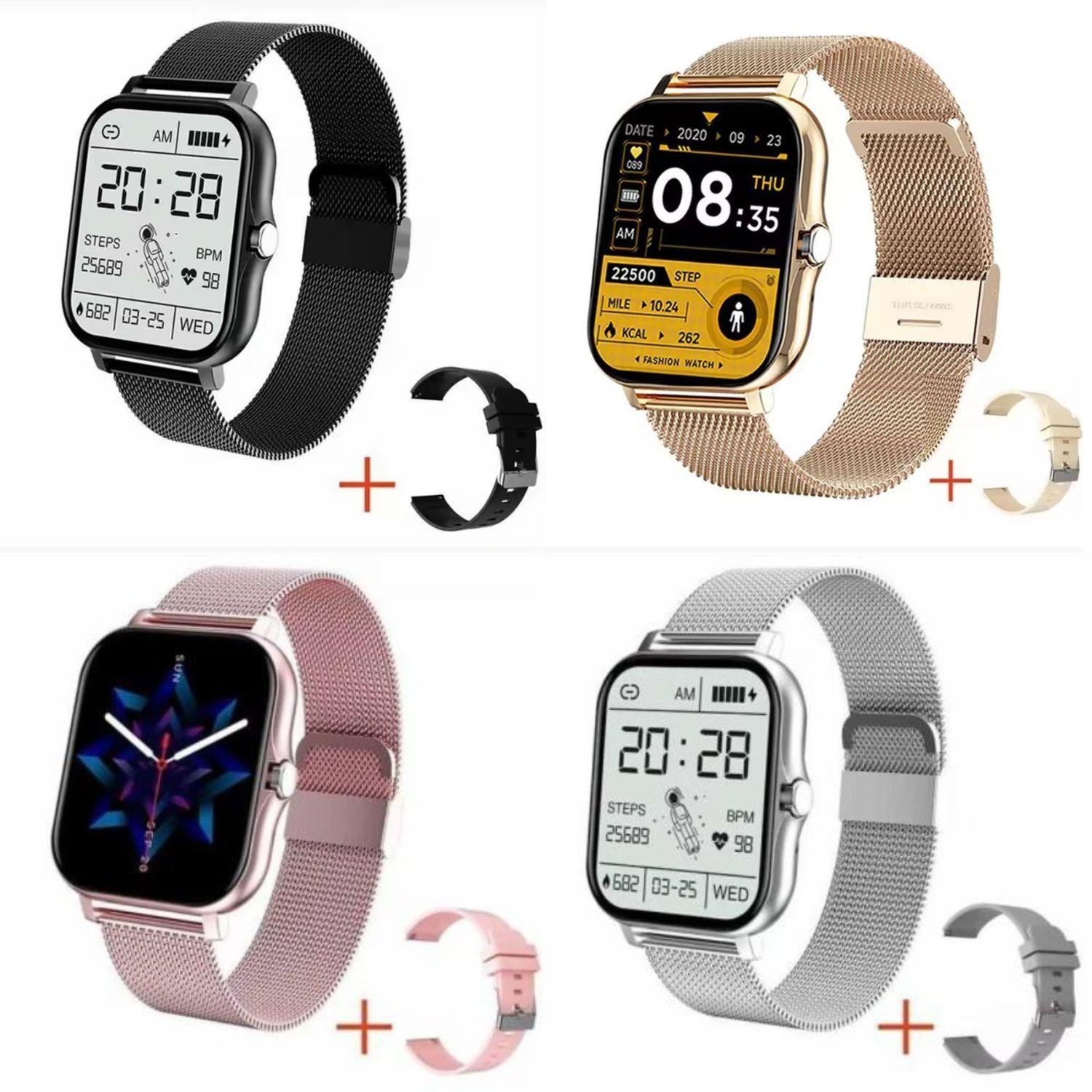 Reloj Smartwatch deportivo unisex correa extra sensor az car sangre-5