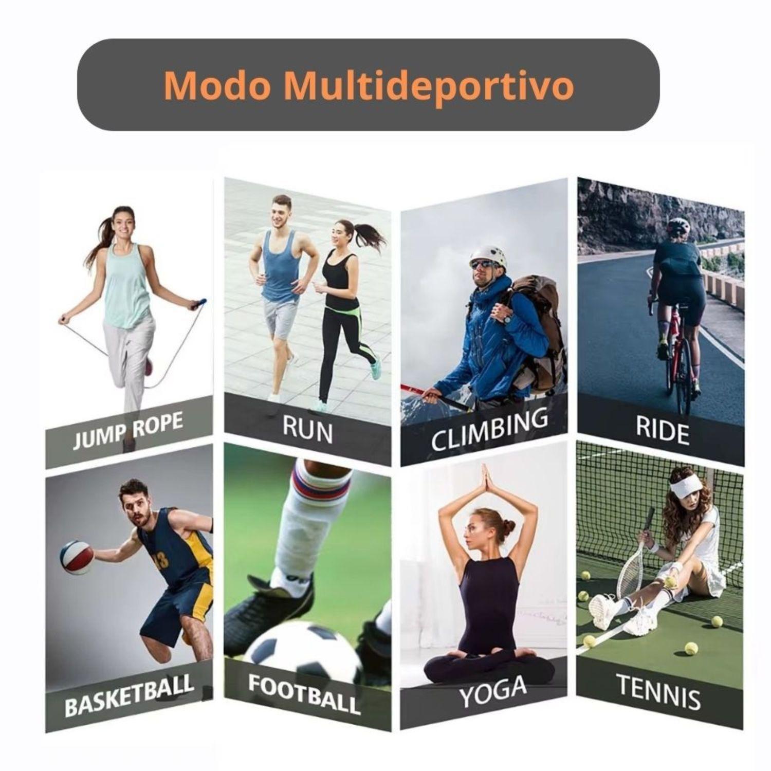 Reloj Smartwatch unisex audífonos + correa de cuero extra-1
