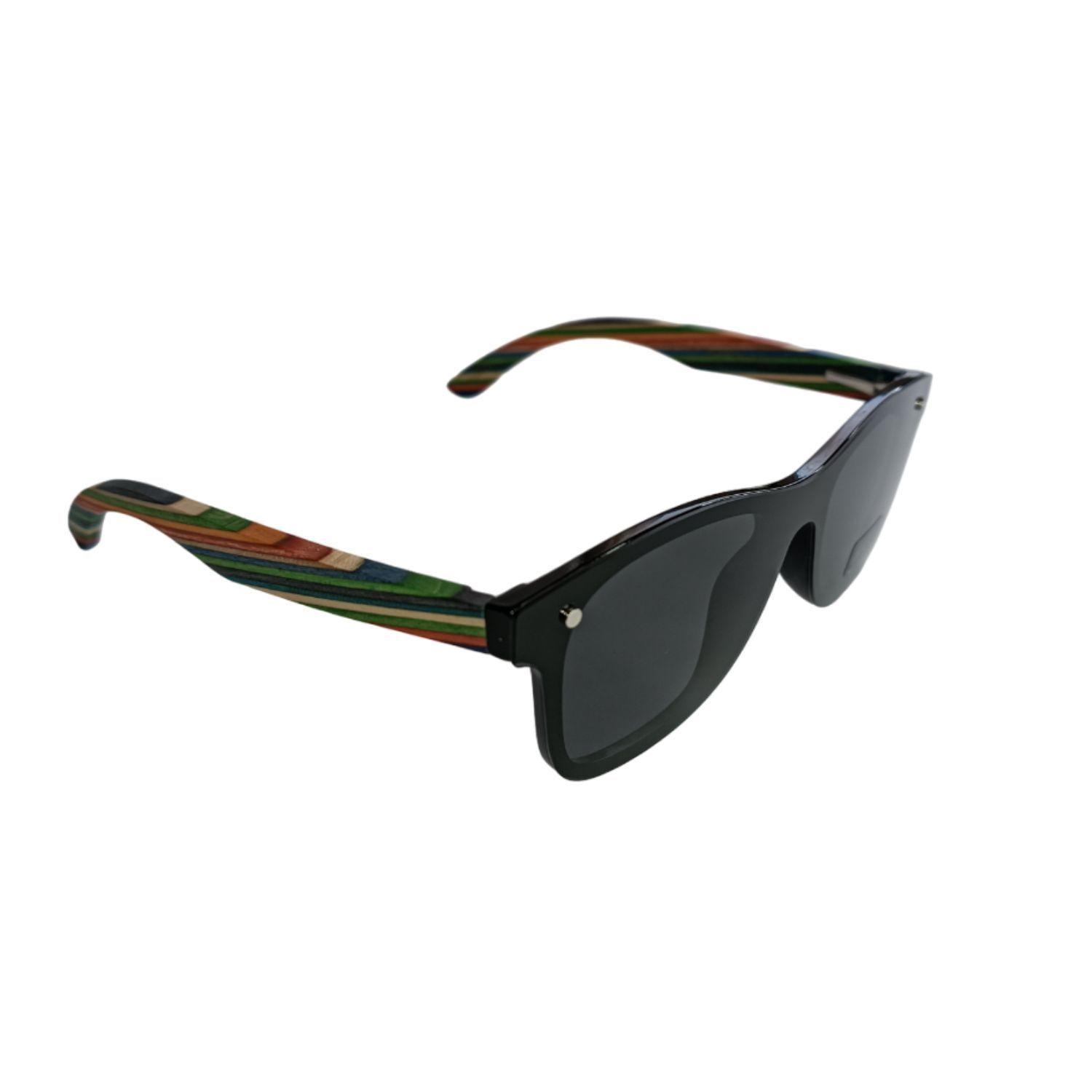 Lentes anteojos de sol gafas hombre mujer madera natural uv-5