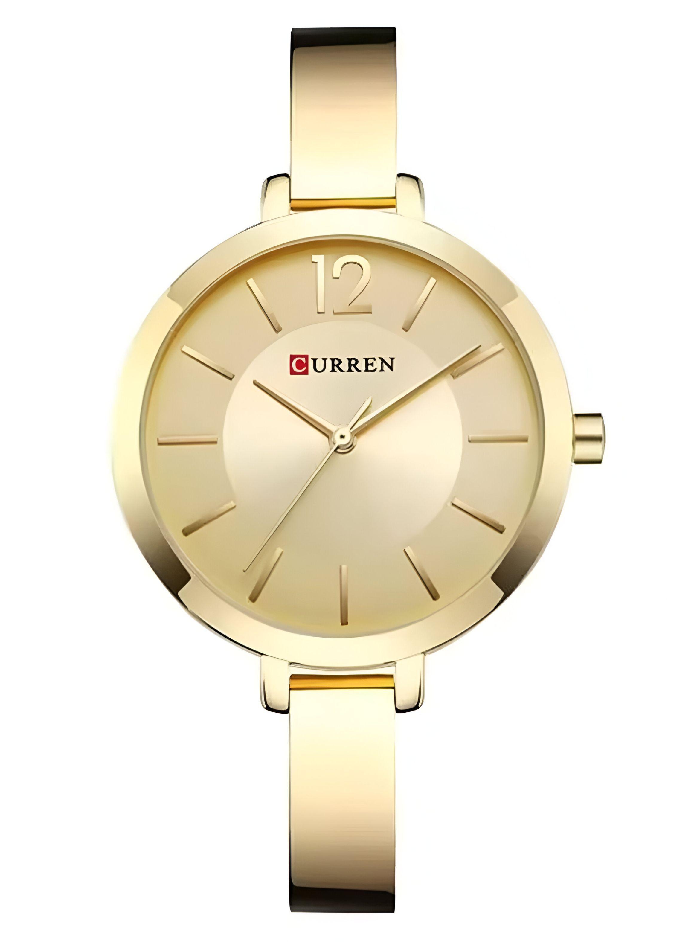 Reloj Curren original mujer de lujo y tecnología japonesa-0