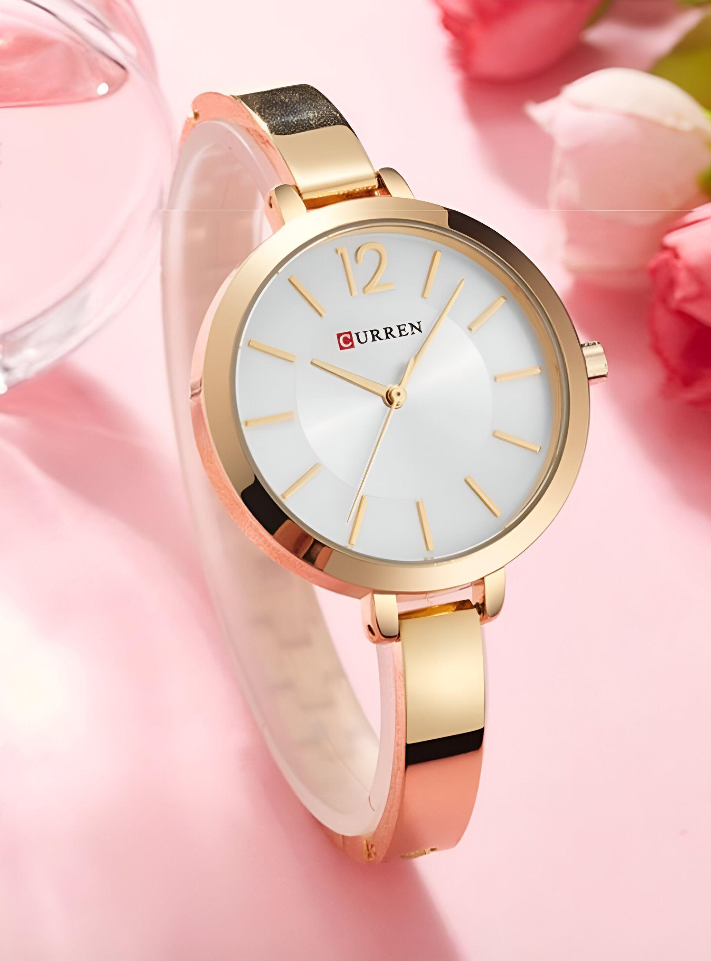 Reloj Curren original mujer de lujo y tecnología japonesa-3
