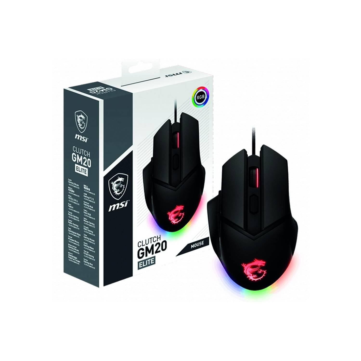 Mouse Gamer MSI Clutch Gm20 Elite-0