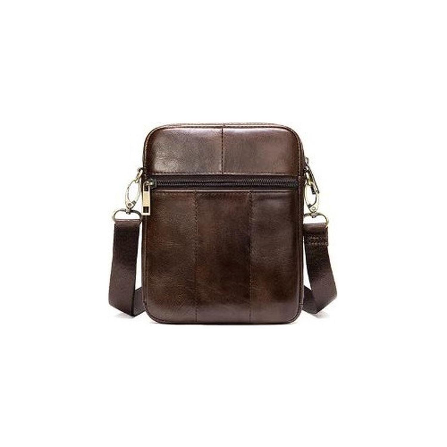 Ihk-techline Bolso Bandolera Retro Alta Calidad Cuero-1
