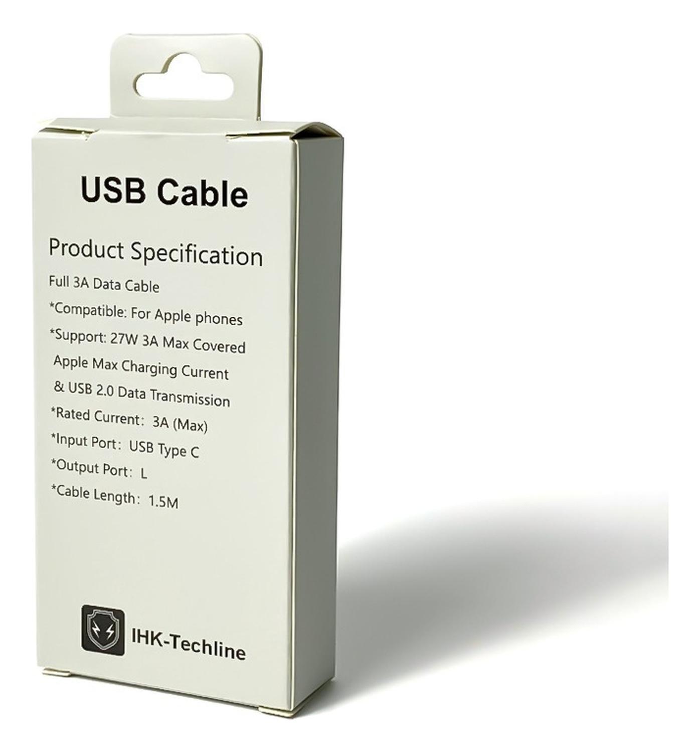 Cable C A L Carga Rápida 1.5 Mts para apple iphone-3