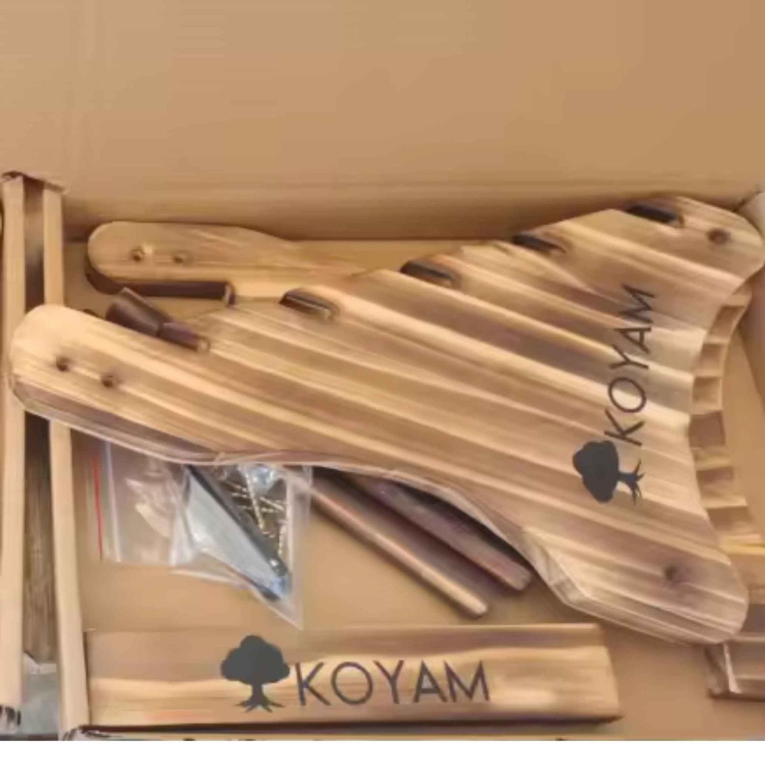 Soporte, porta y exhibidor de cuchillos de madera, Koyam-4