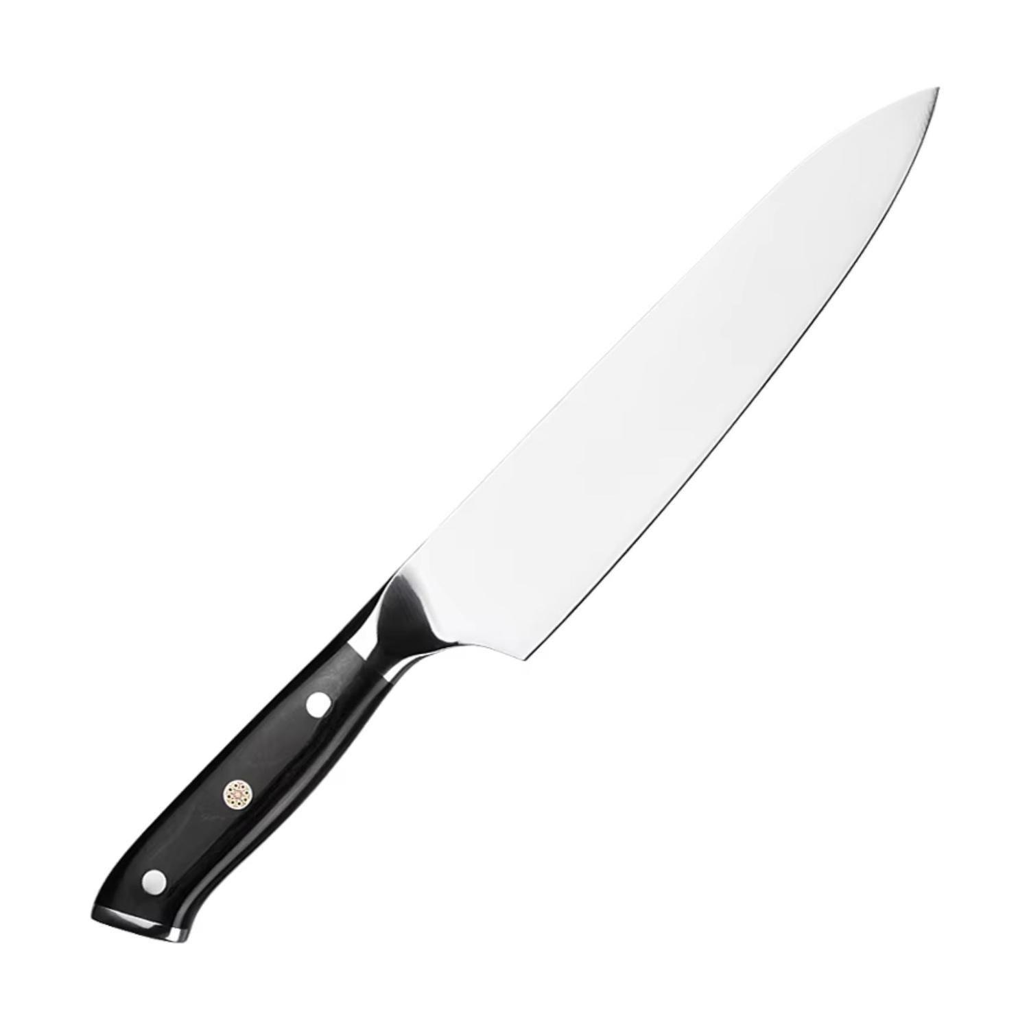 Cuchillo cocina Chef 20cm Acero 1.4116 Gama Alta con Funda Cuero-2