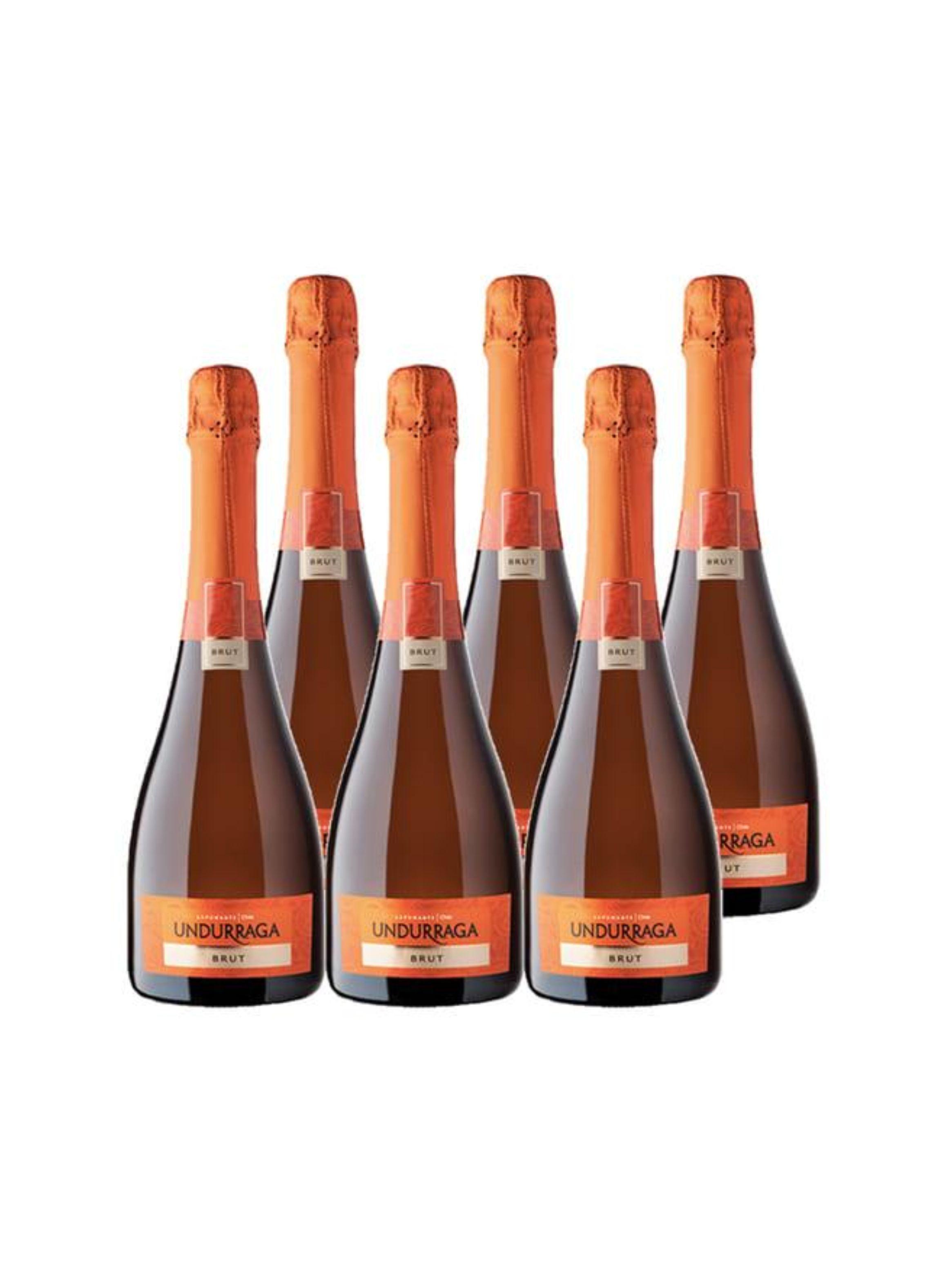 6X Espumantes Undurraga Brut 750cc-0