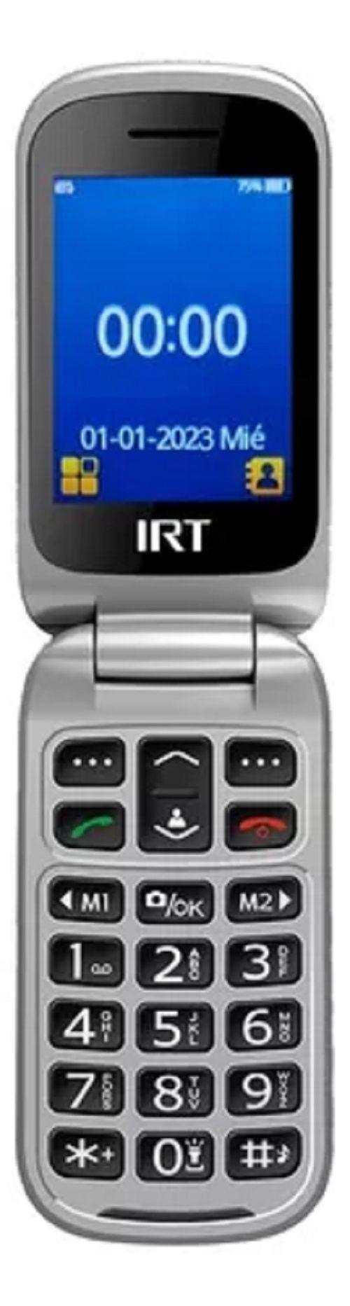 Celular IRT modelo Senior Rojo 4G Liberado + Cargador de mesa-2