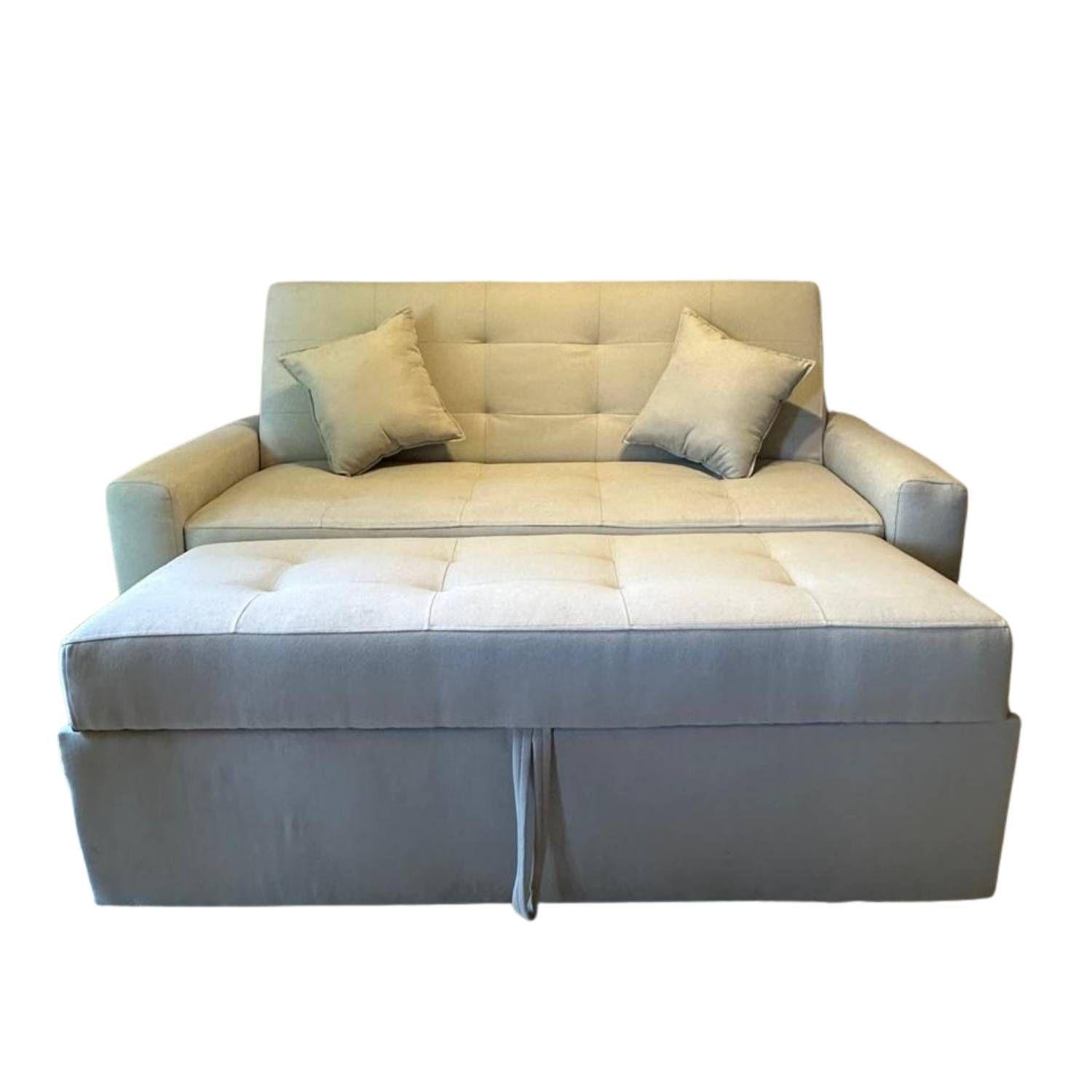 Sofa Cama HVM Cinema Beige Lino-3