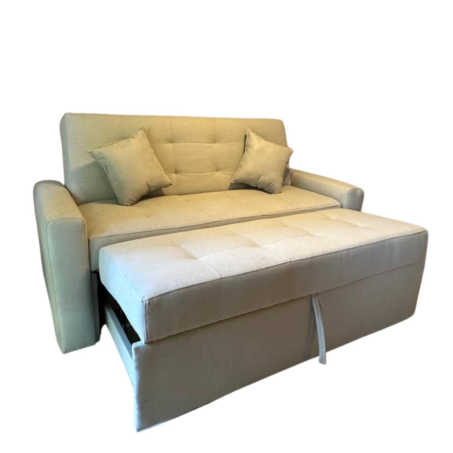 Sofa Cama HVM Cinema Beige Lino-4