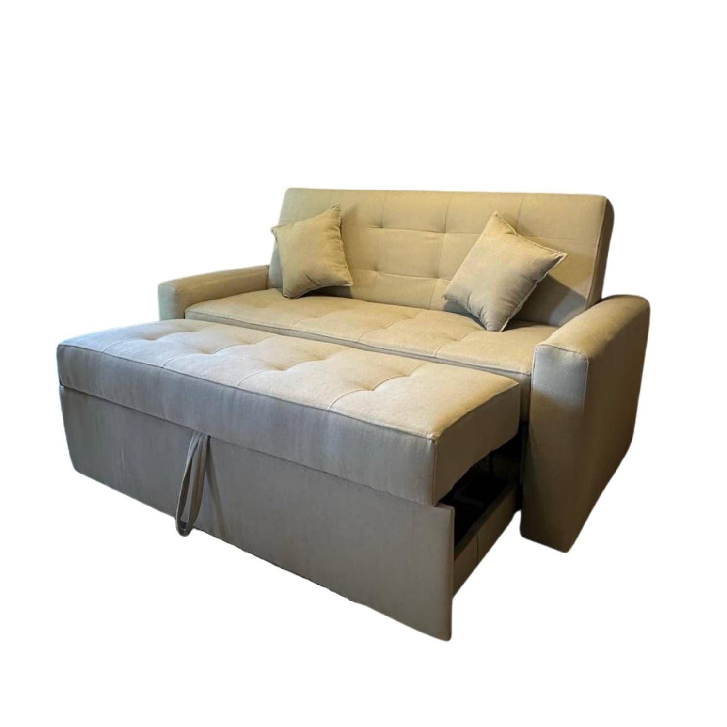 Sofa Cama HVM Cinema Beige Lino-5