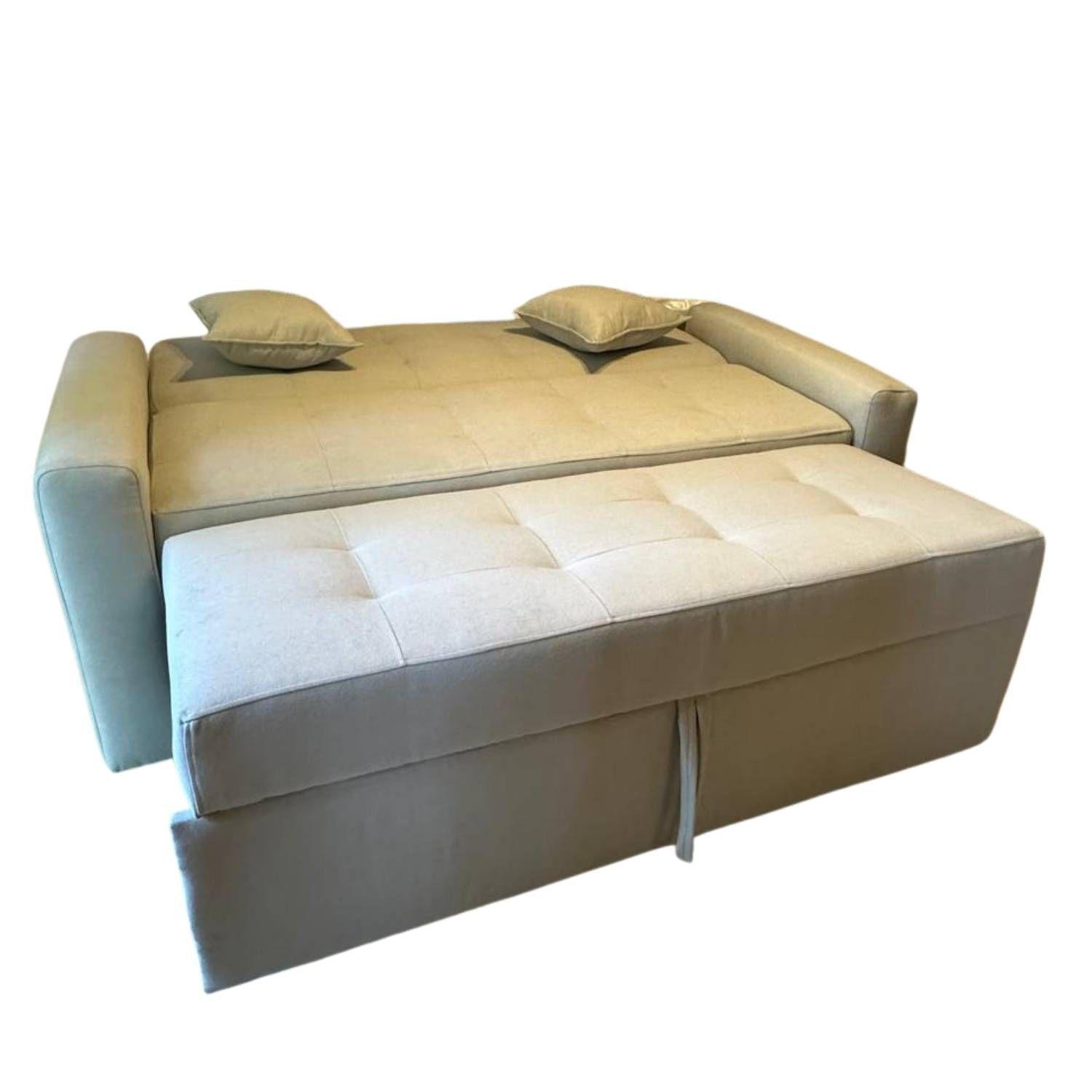 Sofa Cama HVM Cinema Beige Lino-6