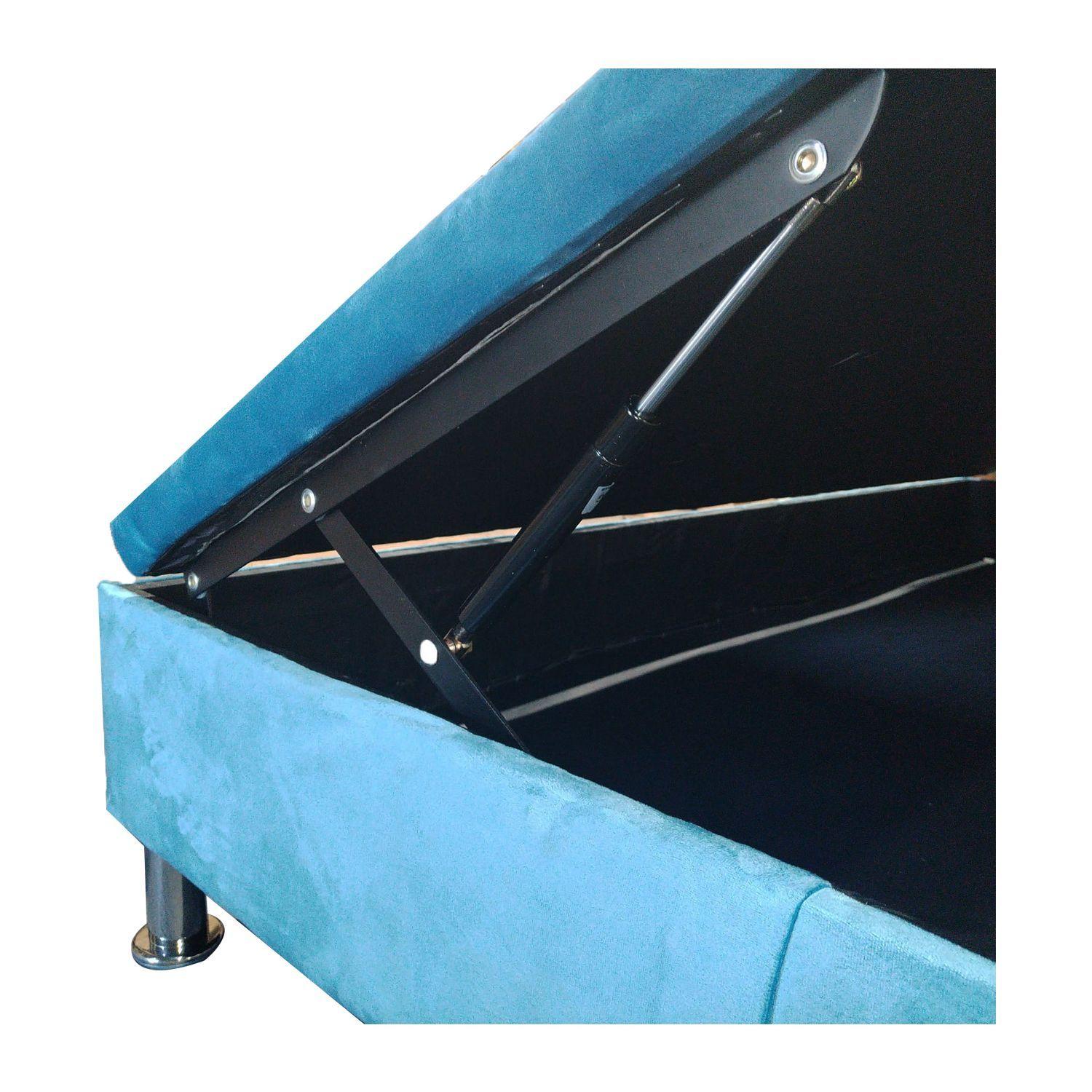 Base Baul HVM 1.5 Plazas Calipso Felpa Pmetal-3