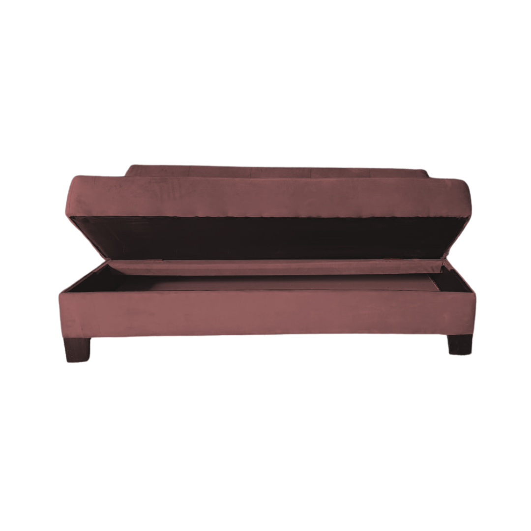 Futon Cama Baul Patagonia 15P Cafe  felpa Pmadera-2