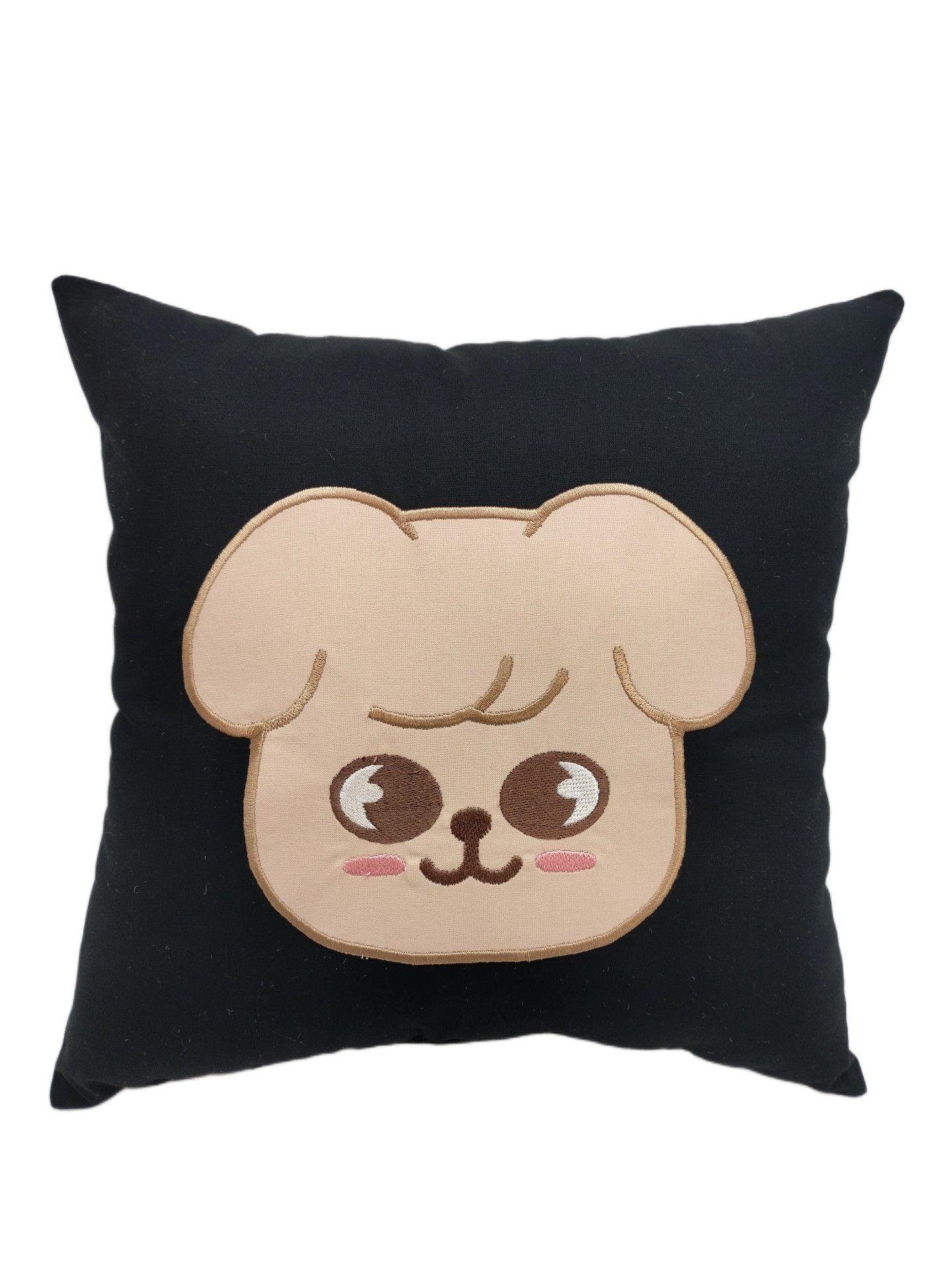 Cojin Bordado Stray Kids Seungmin SKzoo PuppyM Black edit K-Pop-0