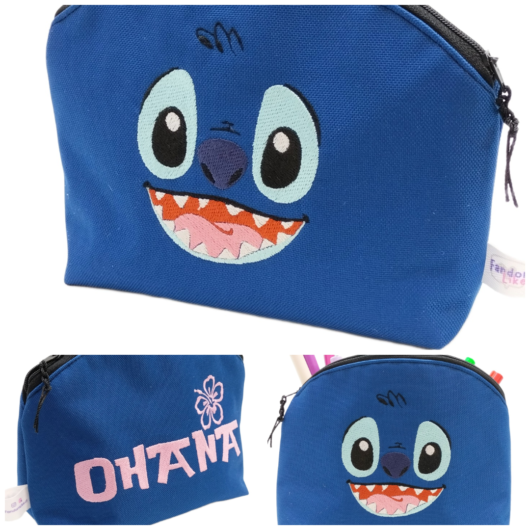 Estuche Bordado Stitch Ohana-3