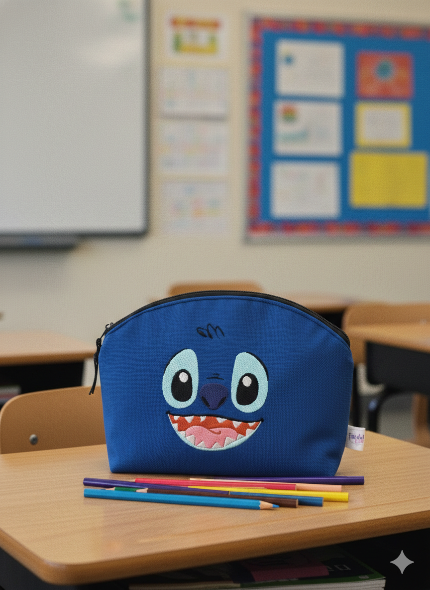 Estuche Bordado Stitch Ohana-5