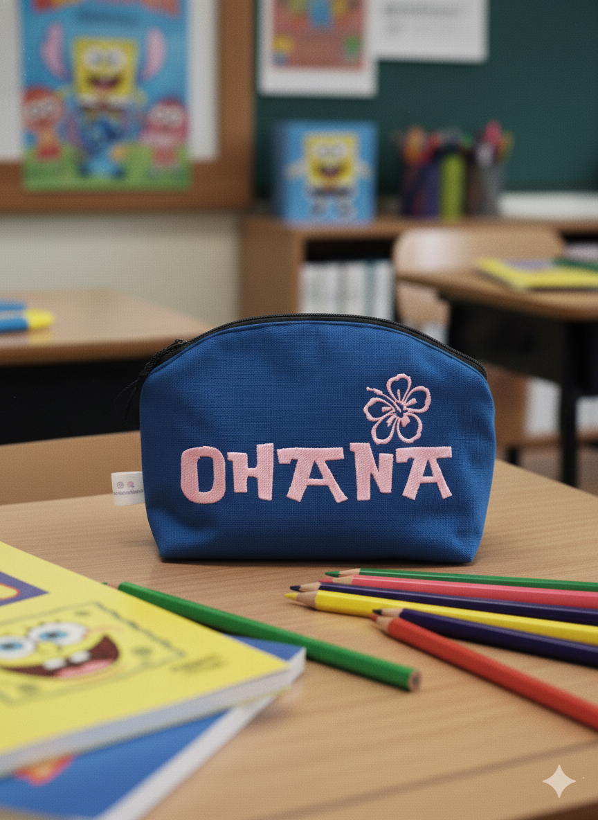 Estuche Bordado Stitch Ohana-4