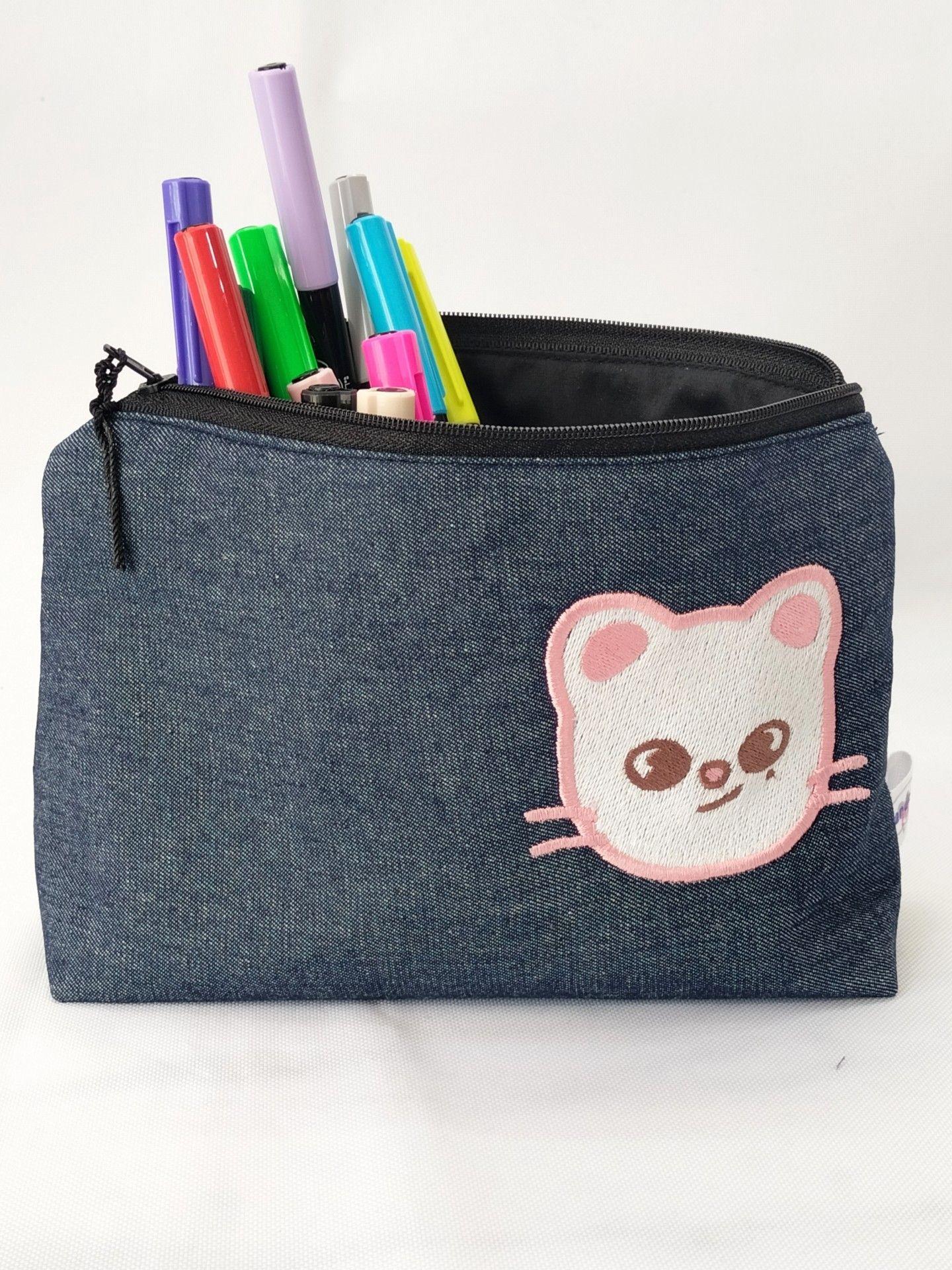 Estuche Bordado Skzoo Jiniret Jeans-2