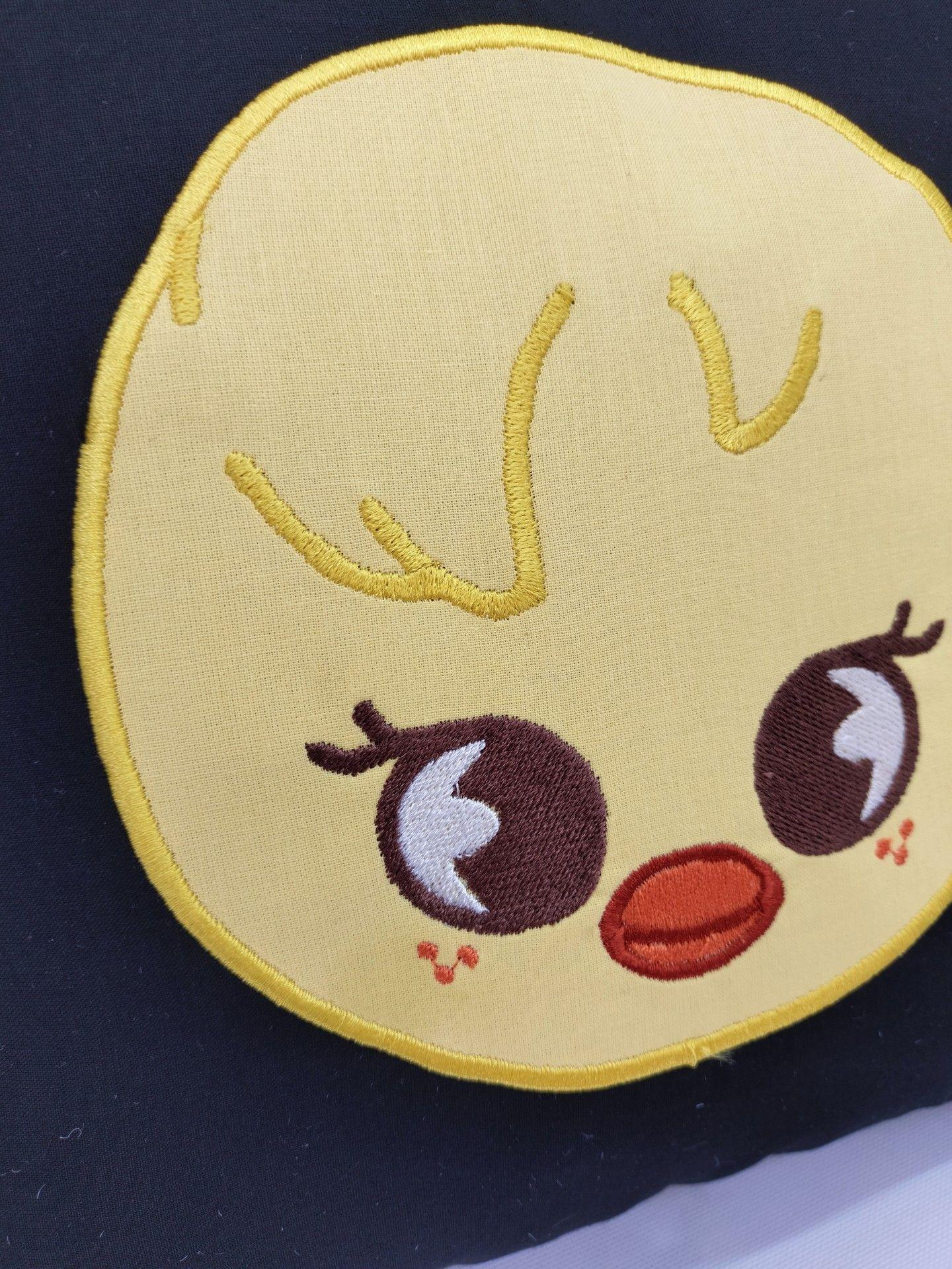 Cojin Bordado Stray Kids Felix SKzoo BbokAri Black Edit K-Pop-1