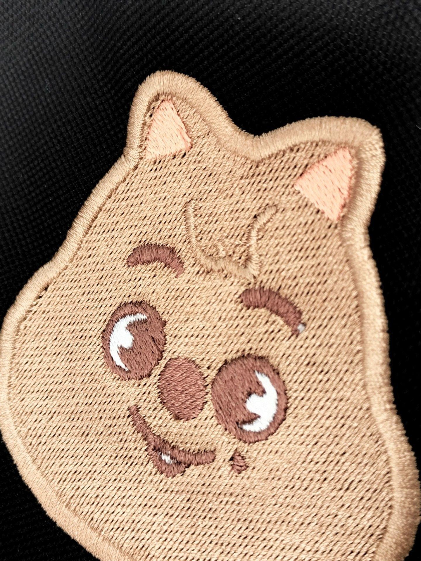 Estuche Bordado Stray Kids zoo Han Quokka Negro K-Pop-3