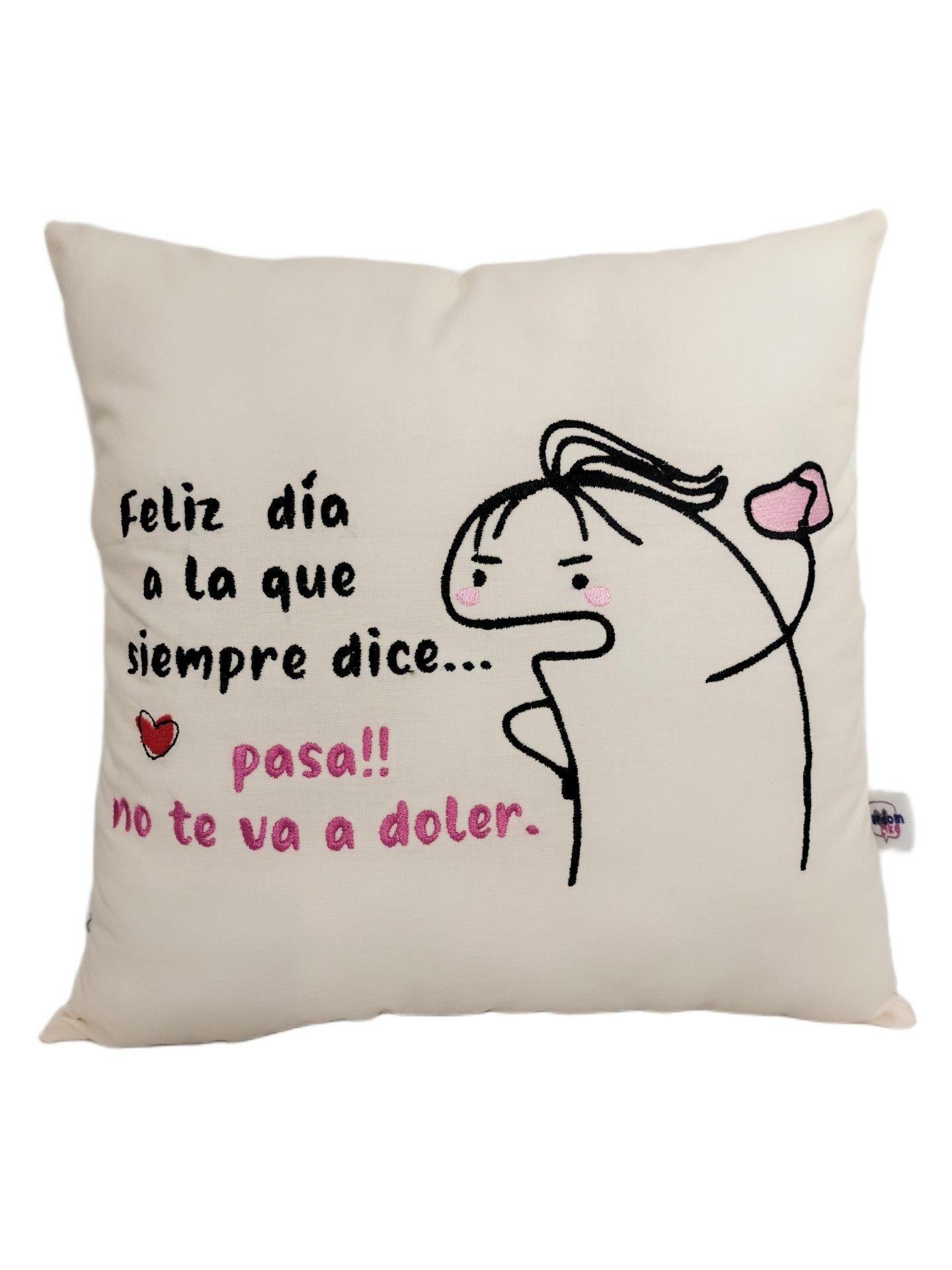 Regalo Dia de la Madre Cojin Bordado Super Mama ver Pasa-0