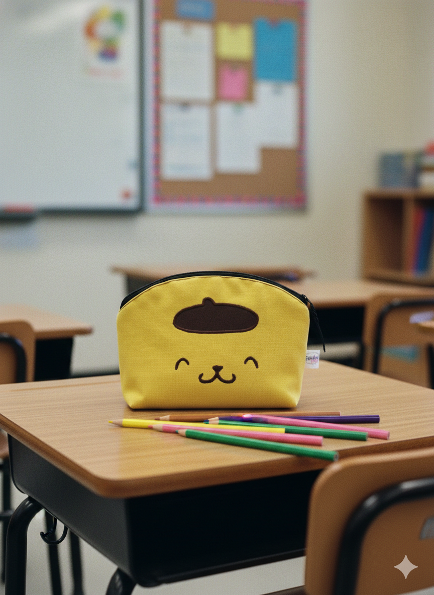 Estuche Bordado Pompompurin-4