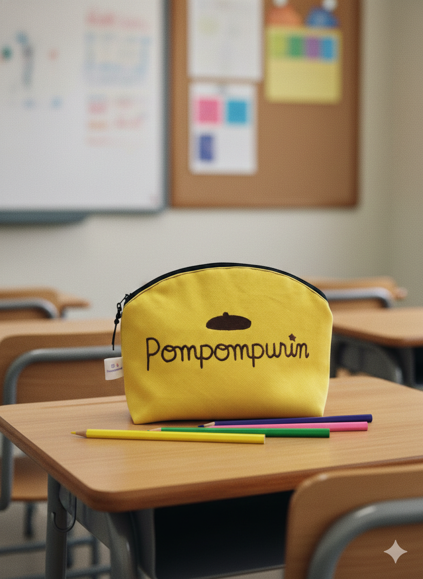 Estuche Bordado Pompompurin-5