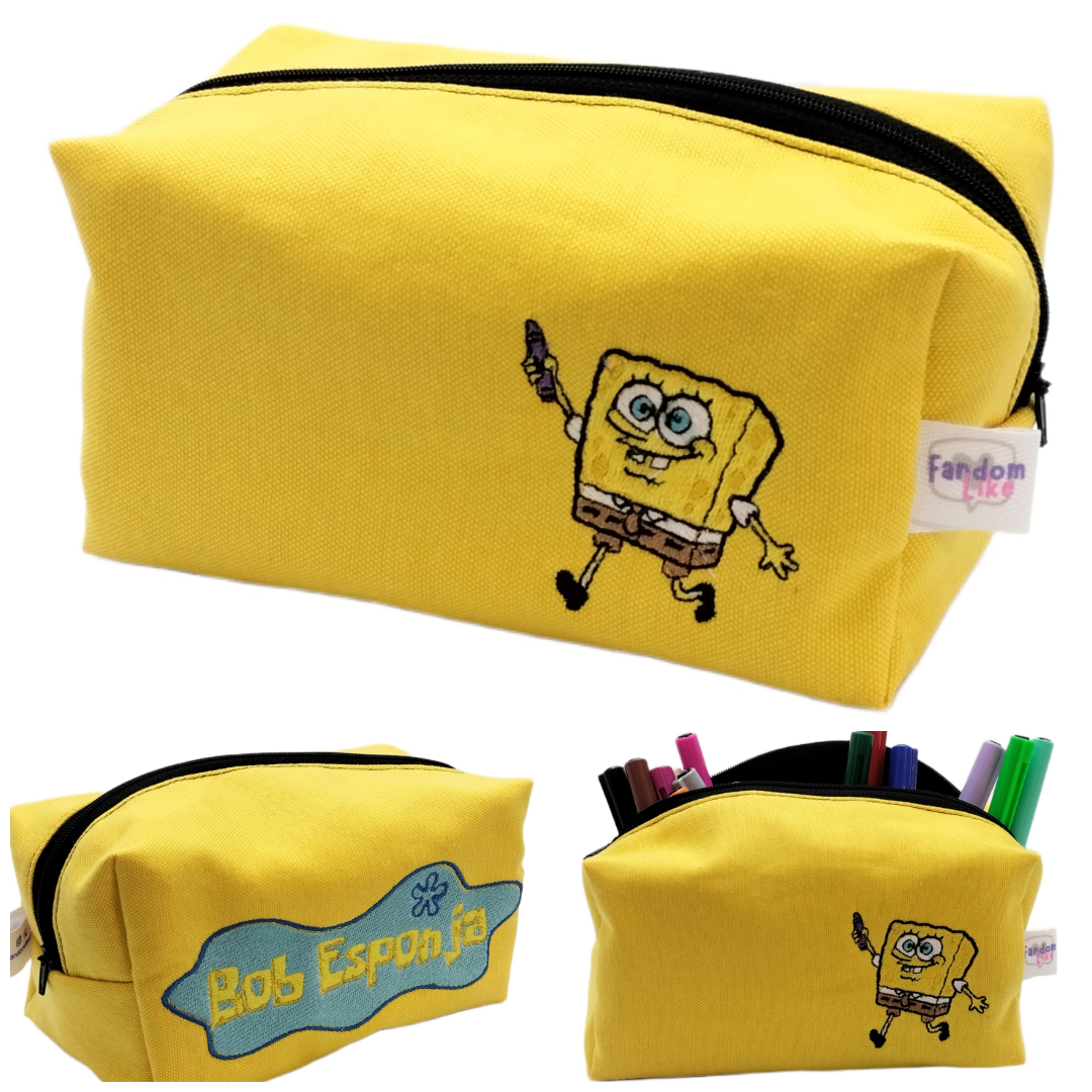 Estuche Bordado Bob Esponja-3