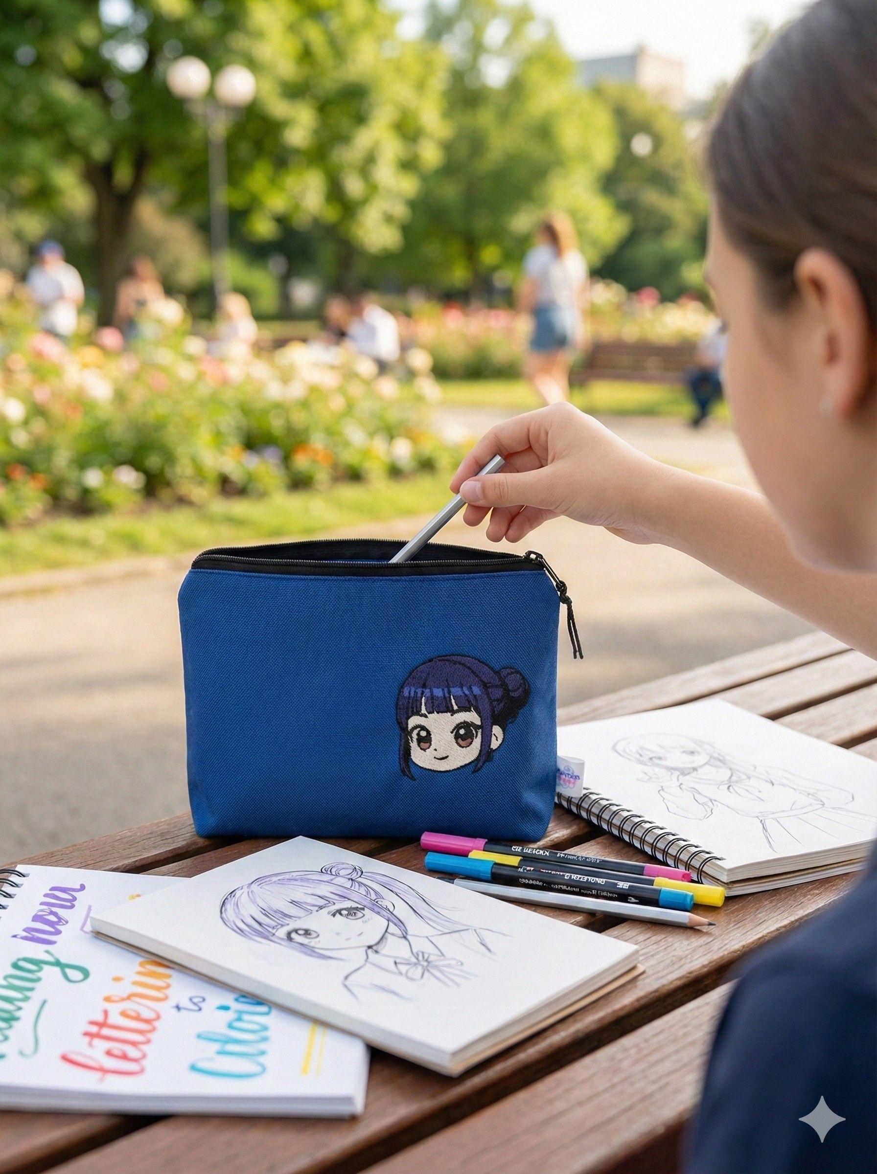 Estuche Bordado Kpop Huntrix Zoey-2