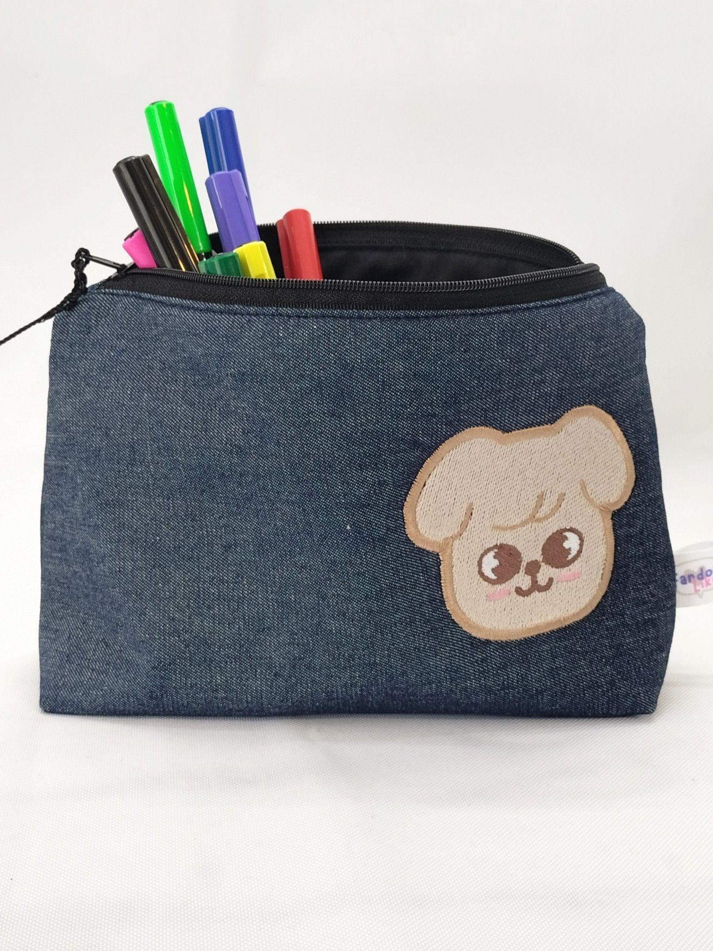 Estuche Bordado Stray Kids zoo PuppyM Jeans K-Pop-2