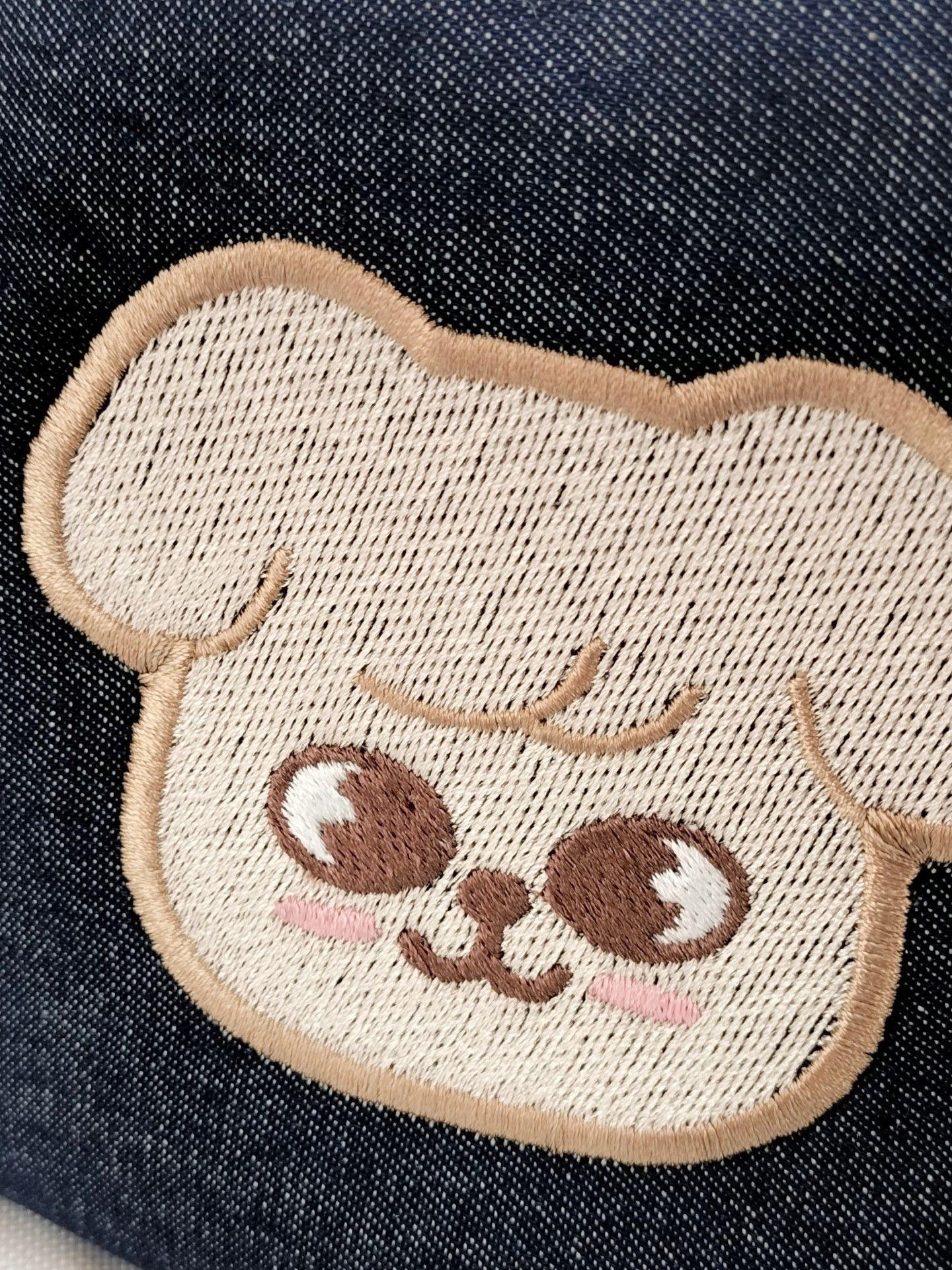 Estuche Bordado Stray Kids zoo PuppyM Jeans K-Pop-3