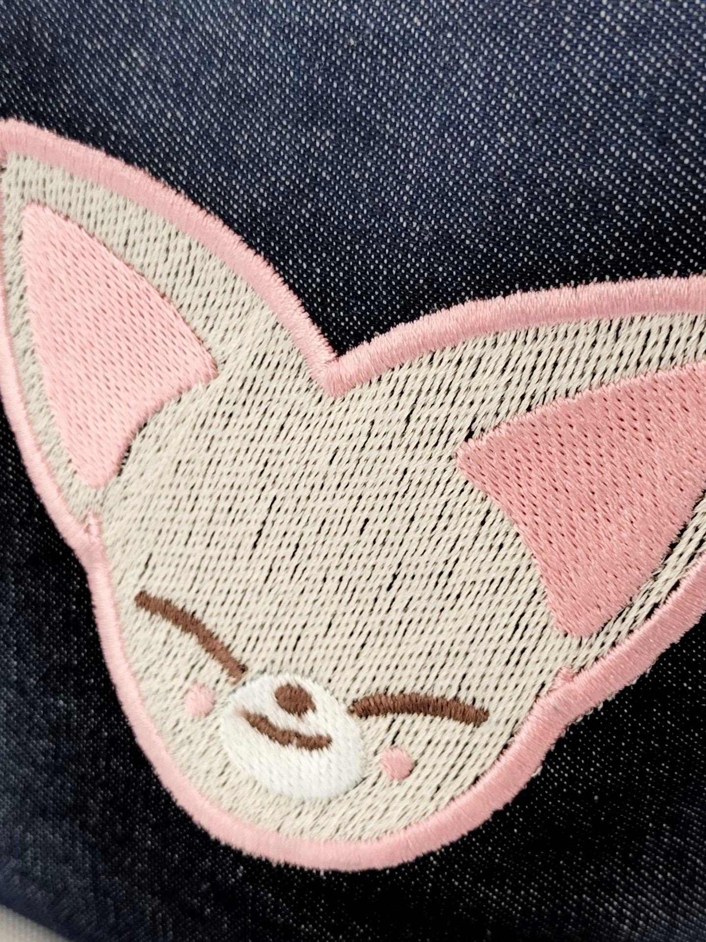 Estuche Bordado Stray Kids zoo Foxi NY Jeans K-Pop-3