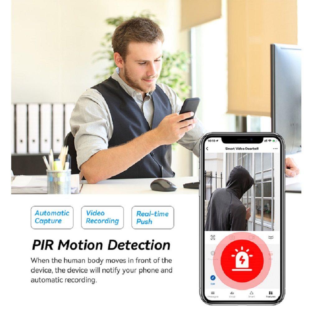 Timbre Inteligente Camara de Video WiFi Google-4