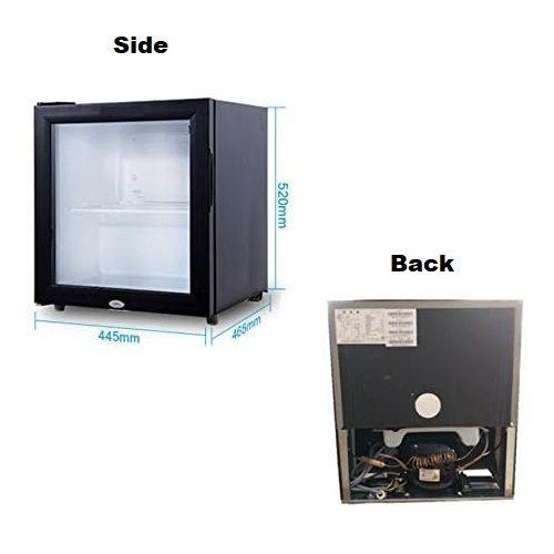 Frigobar Minibar Absorción Glass 40 Lts Insonoro MB-40CG-2
