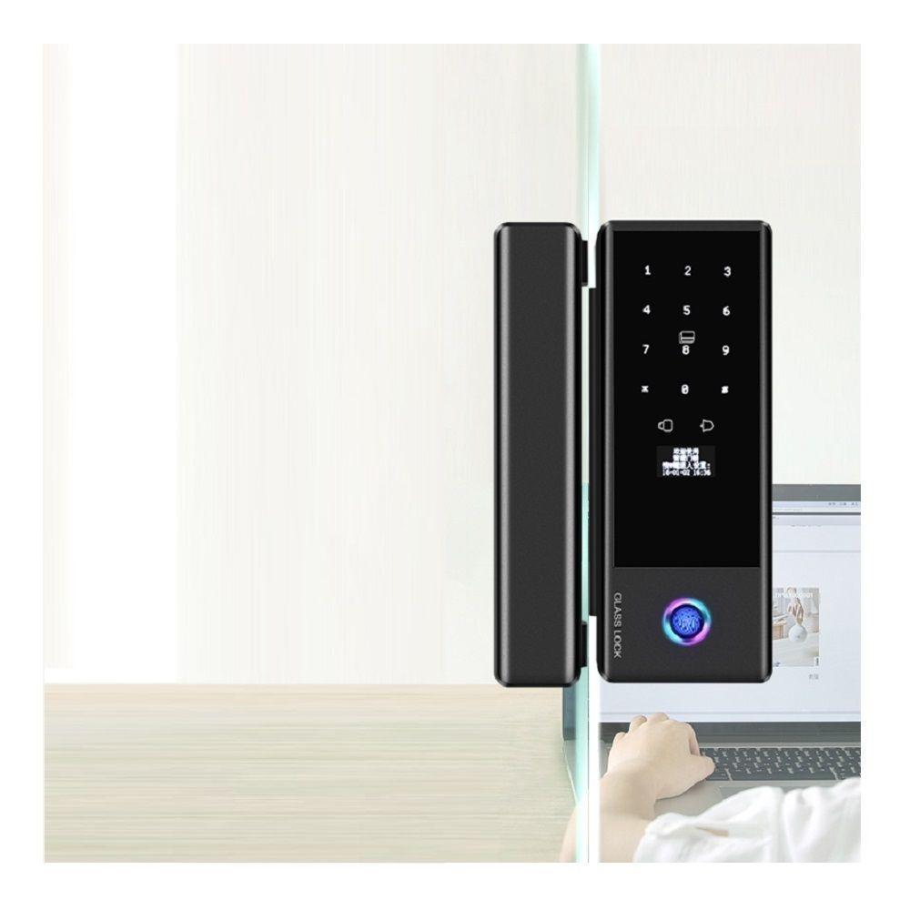 Cerradura Electrónica Inteligente Bluetooth Puerta de Vidrio-2