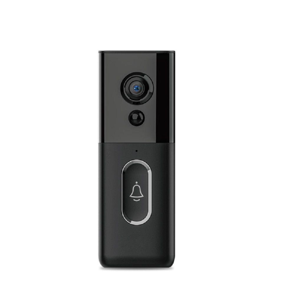 Timbre con camara de Video Inalámbrica TUYA Wifi Negro-0