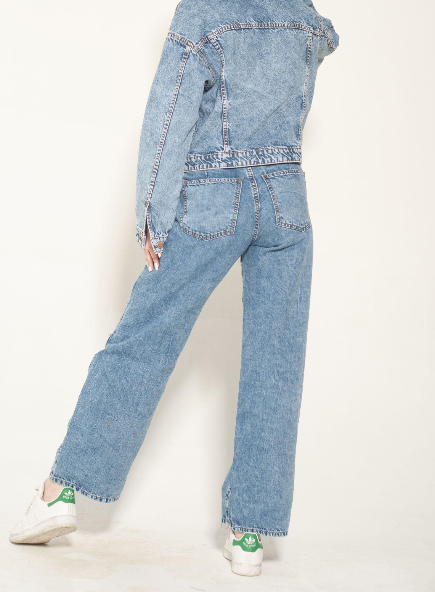 Jeans Parachoque Azul-1