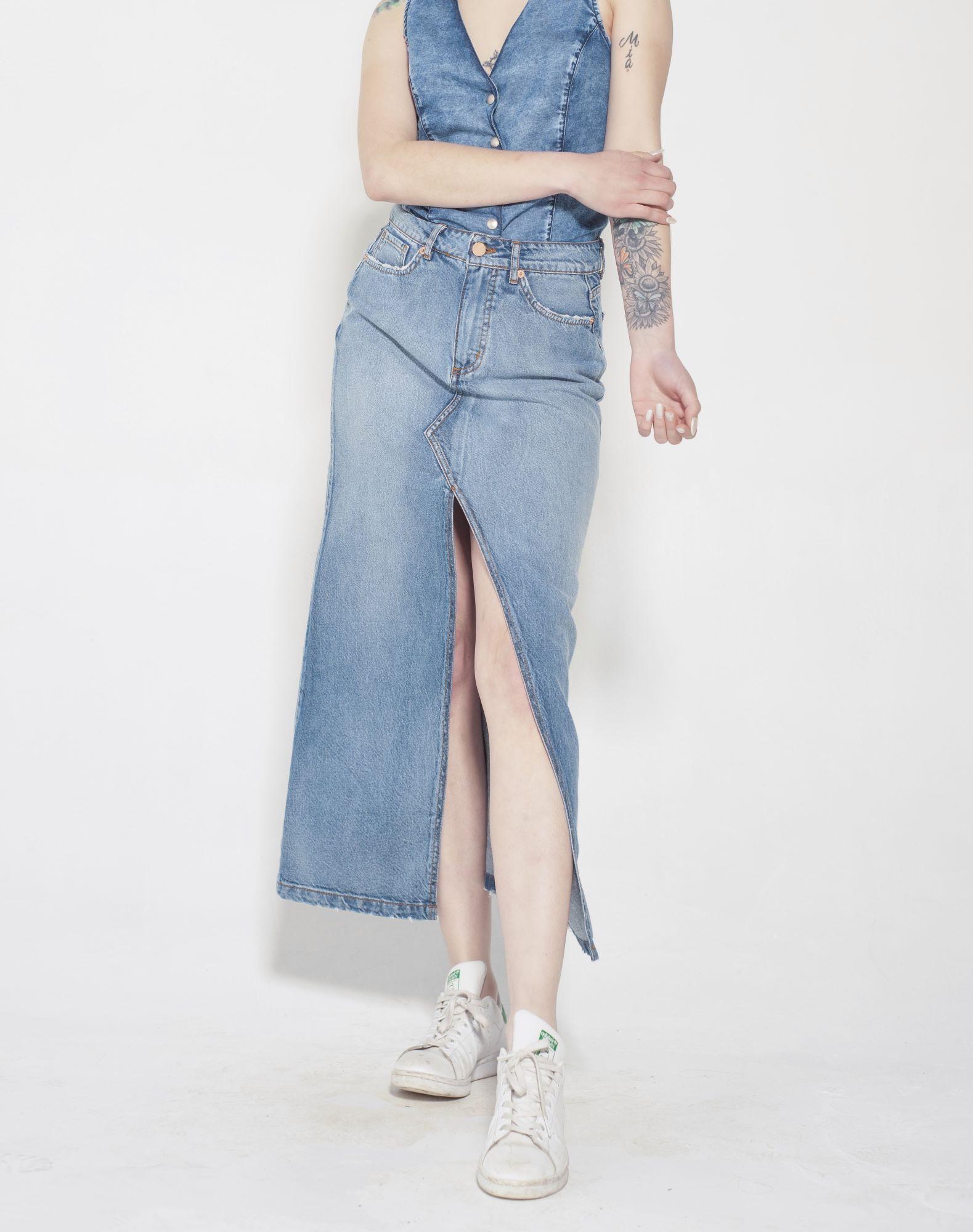 Falda Sofia Azul-0