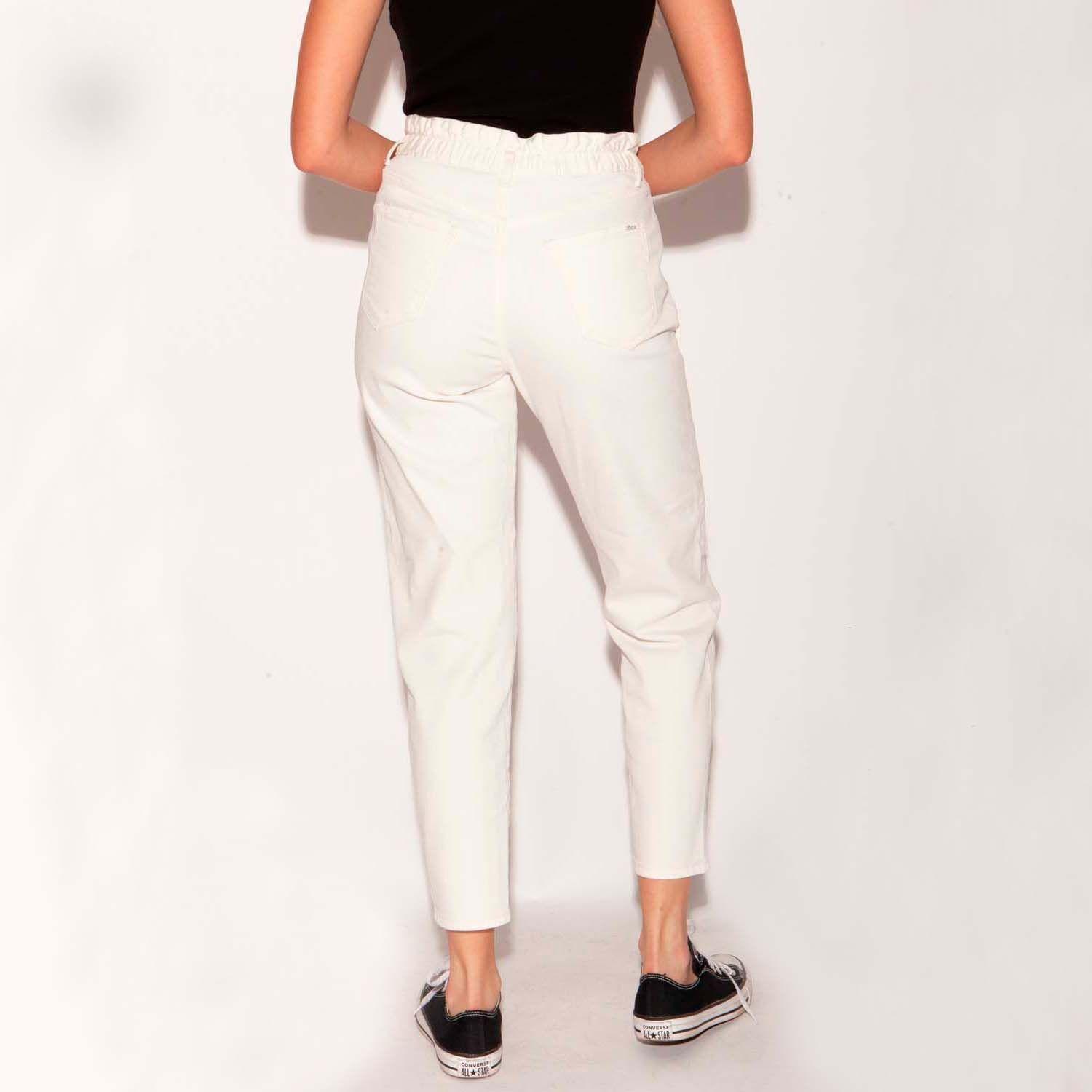 Jeans Flare Paper Bag Crudo-1