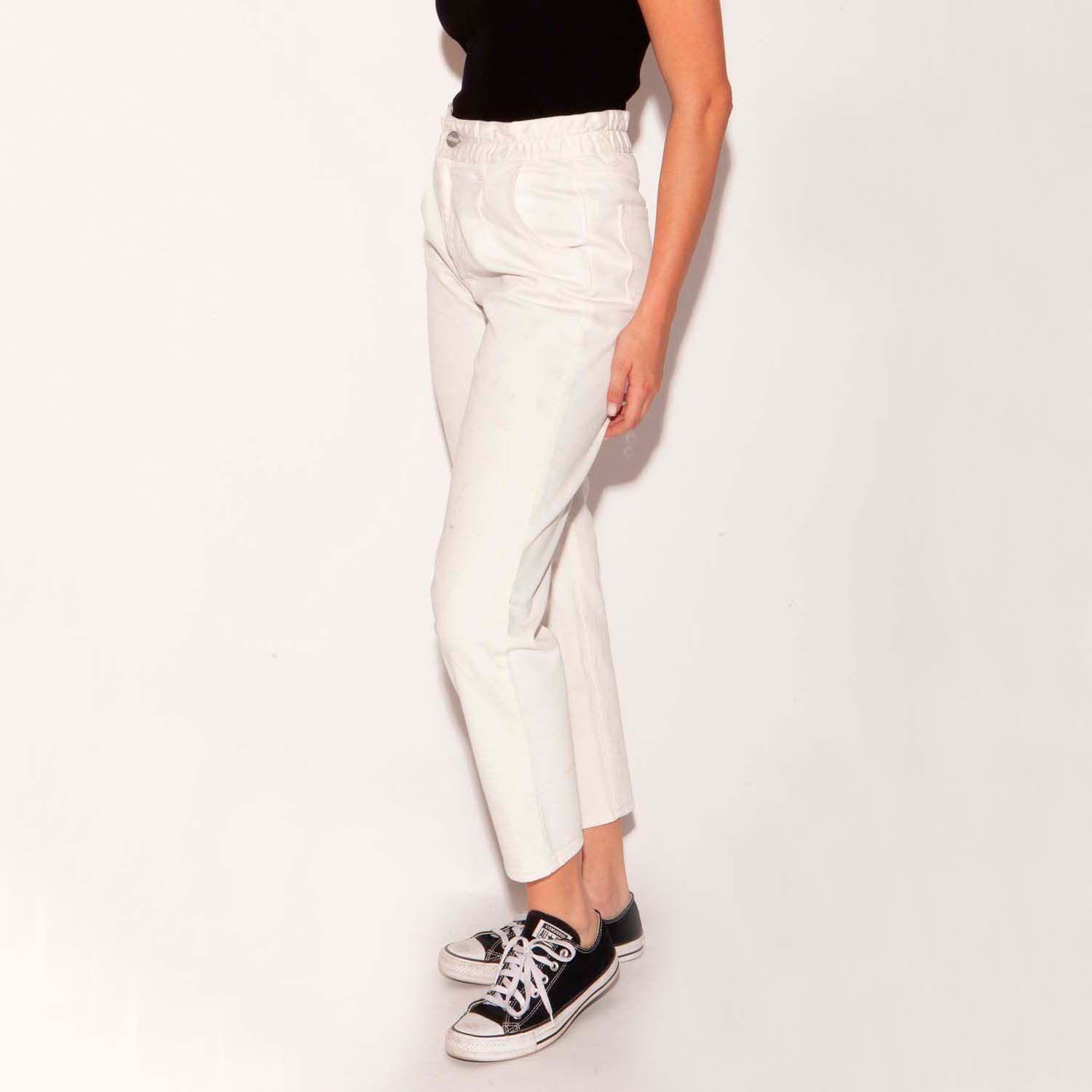 Jeans Flare Paper Bag Crudo-2