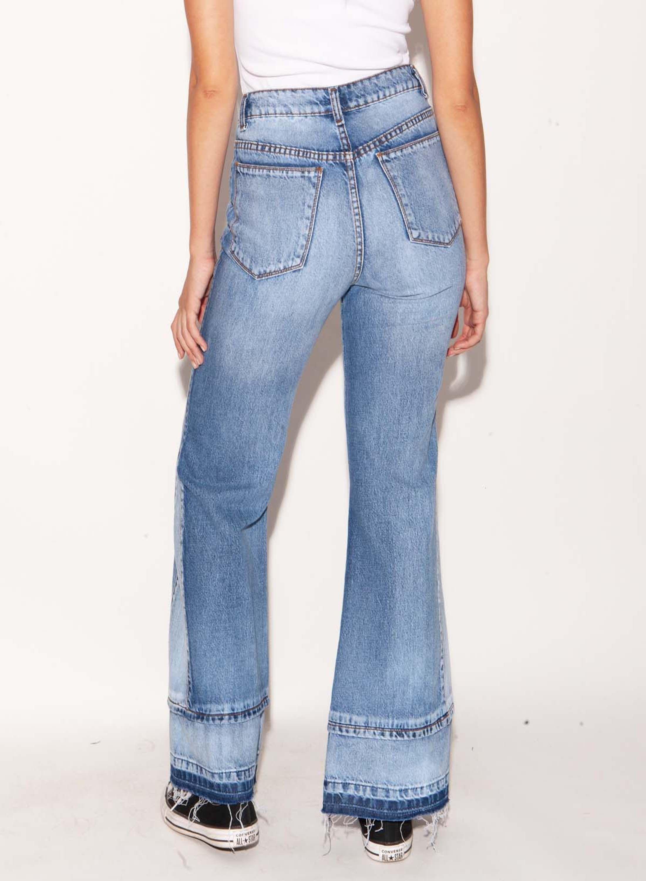 Jeans Flare Ella celeste-0