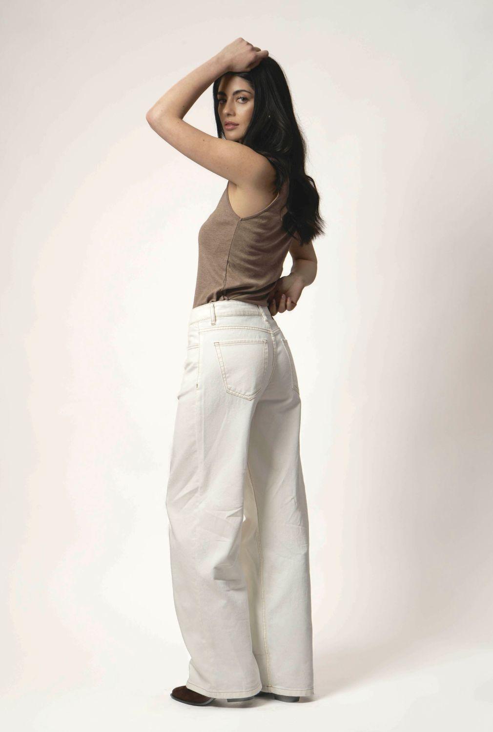 Jeans Wid Leg Stella Blanco-3