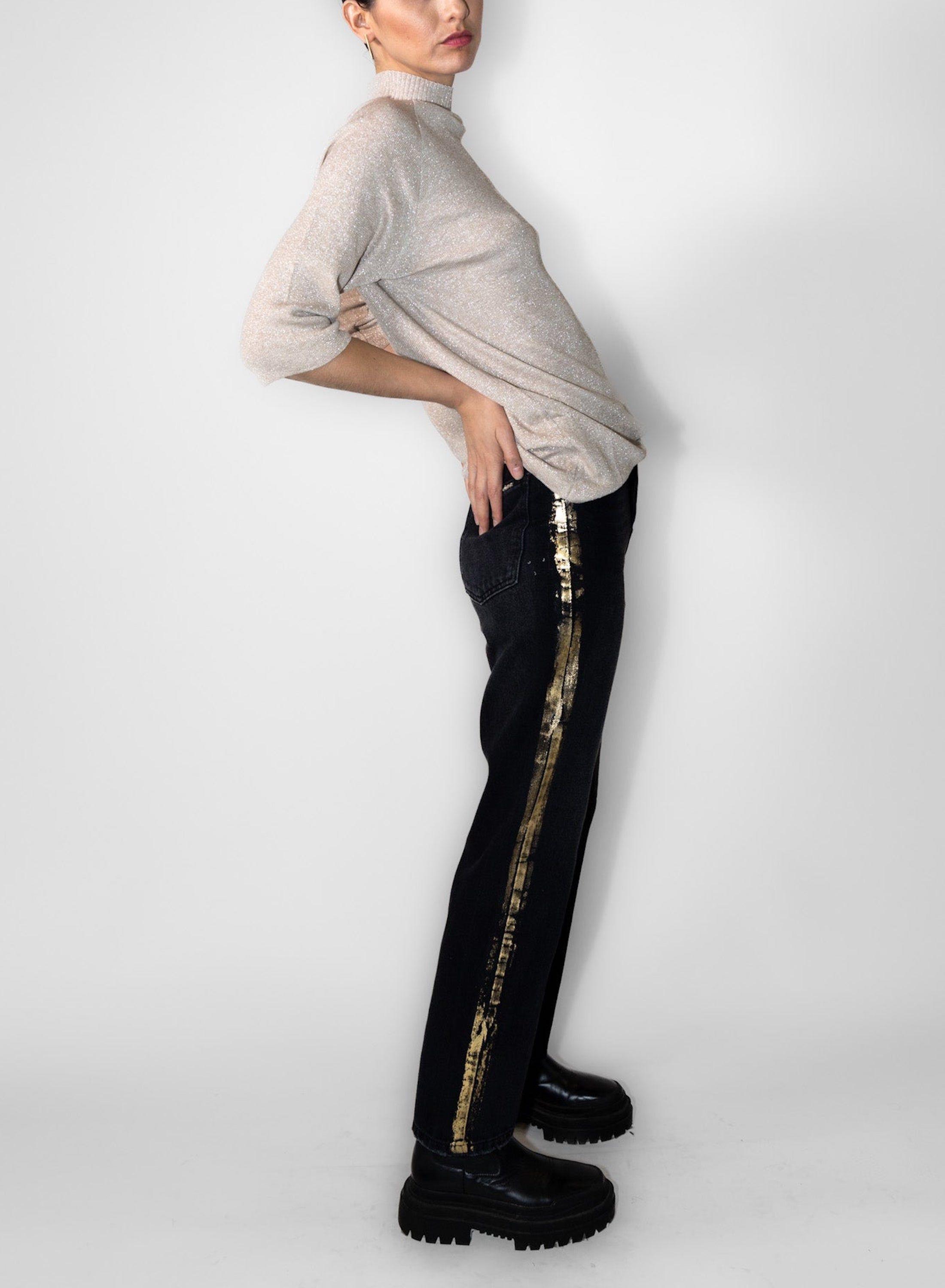 Jeans Tokio Franja Dorada-0