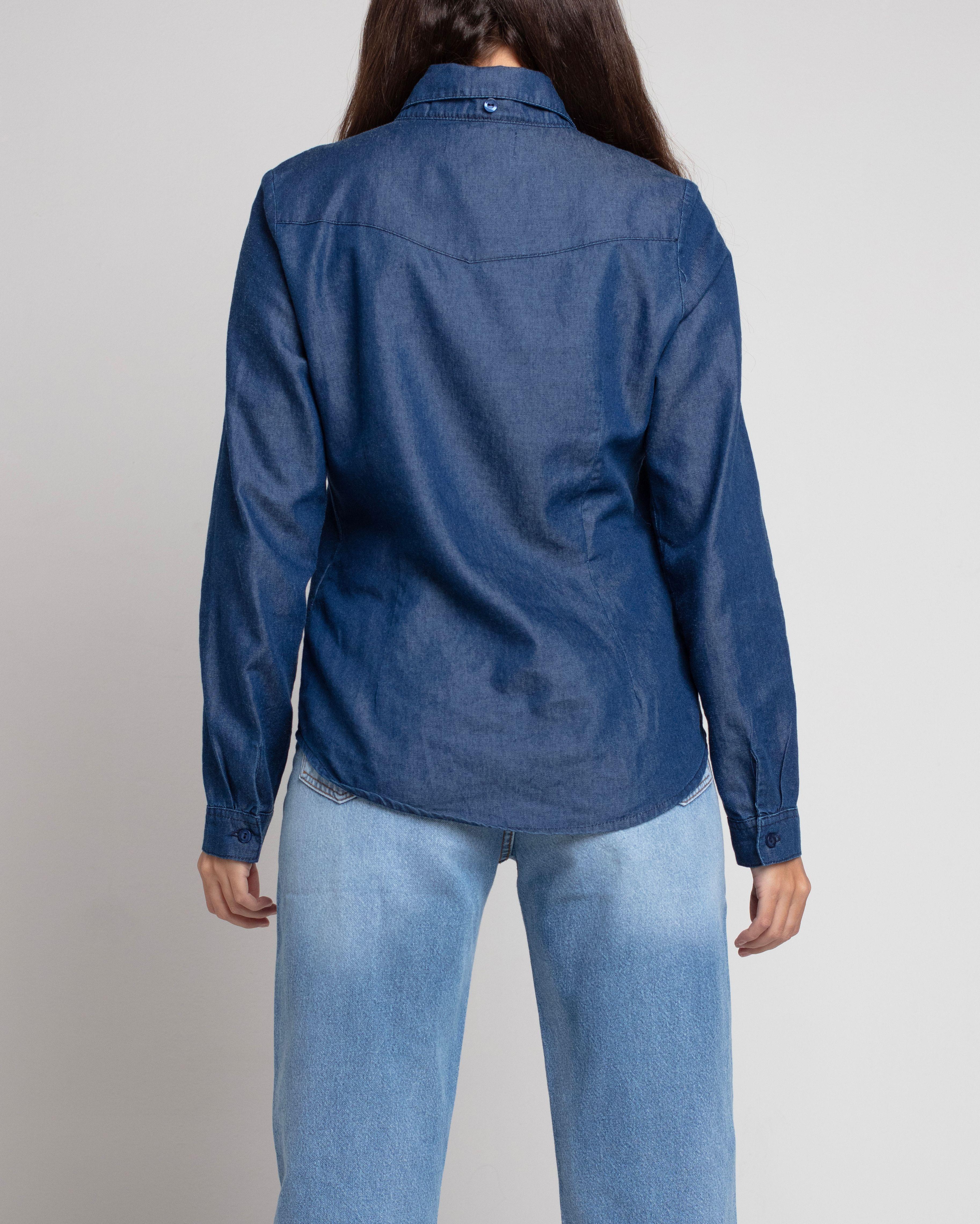 Blusa Denim Corbatin-1