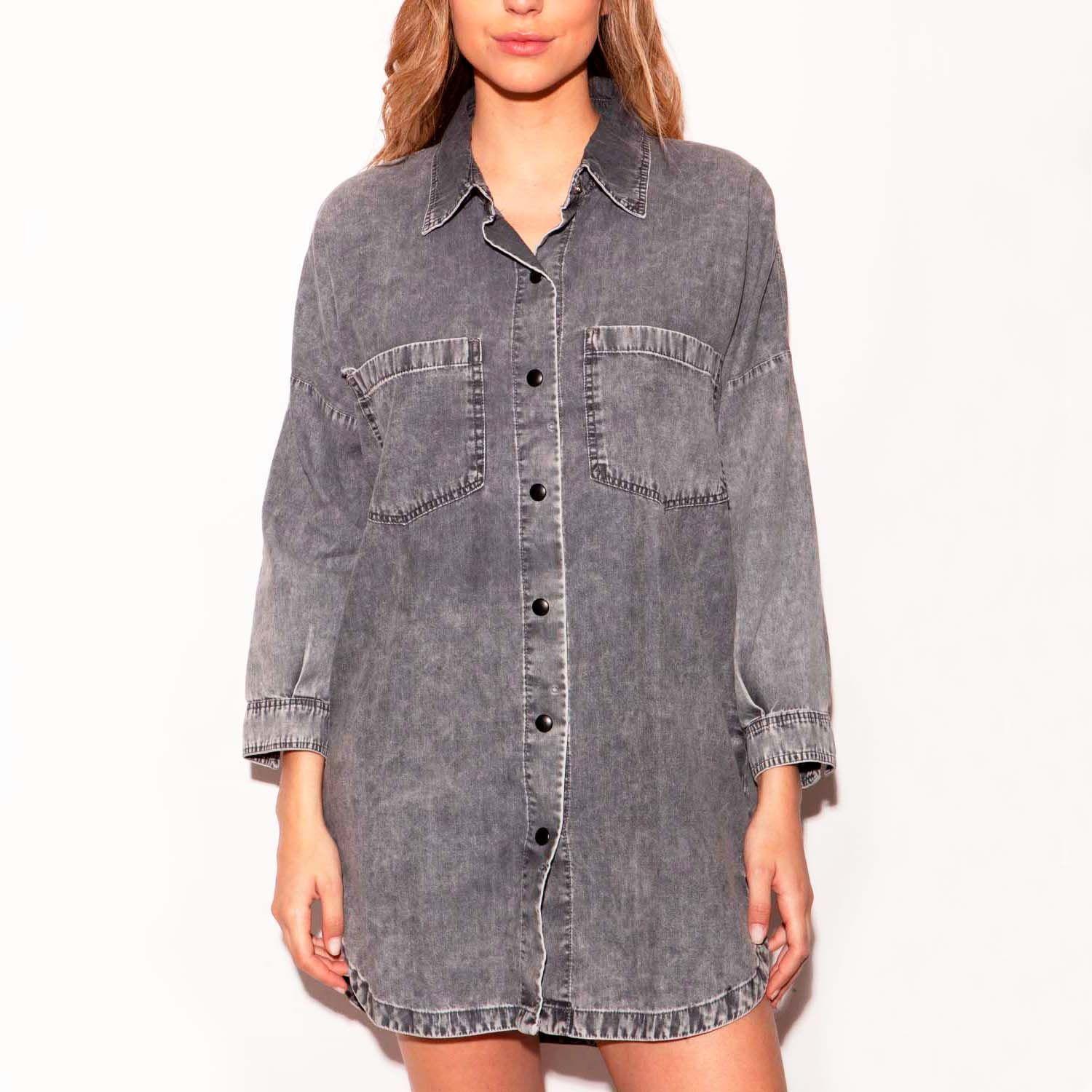 Bluson over size Esperanza Gris-0