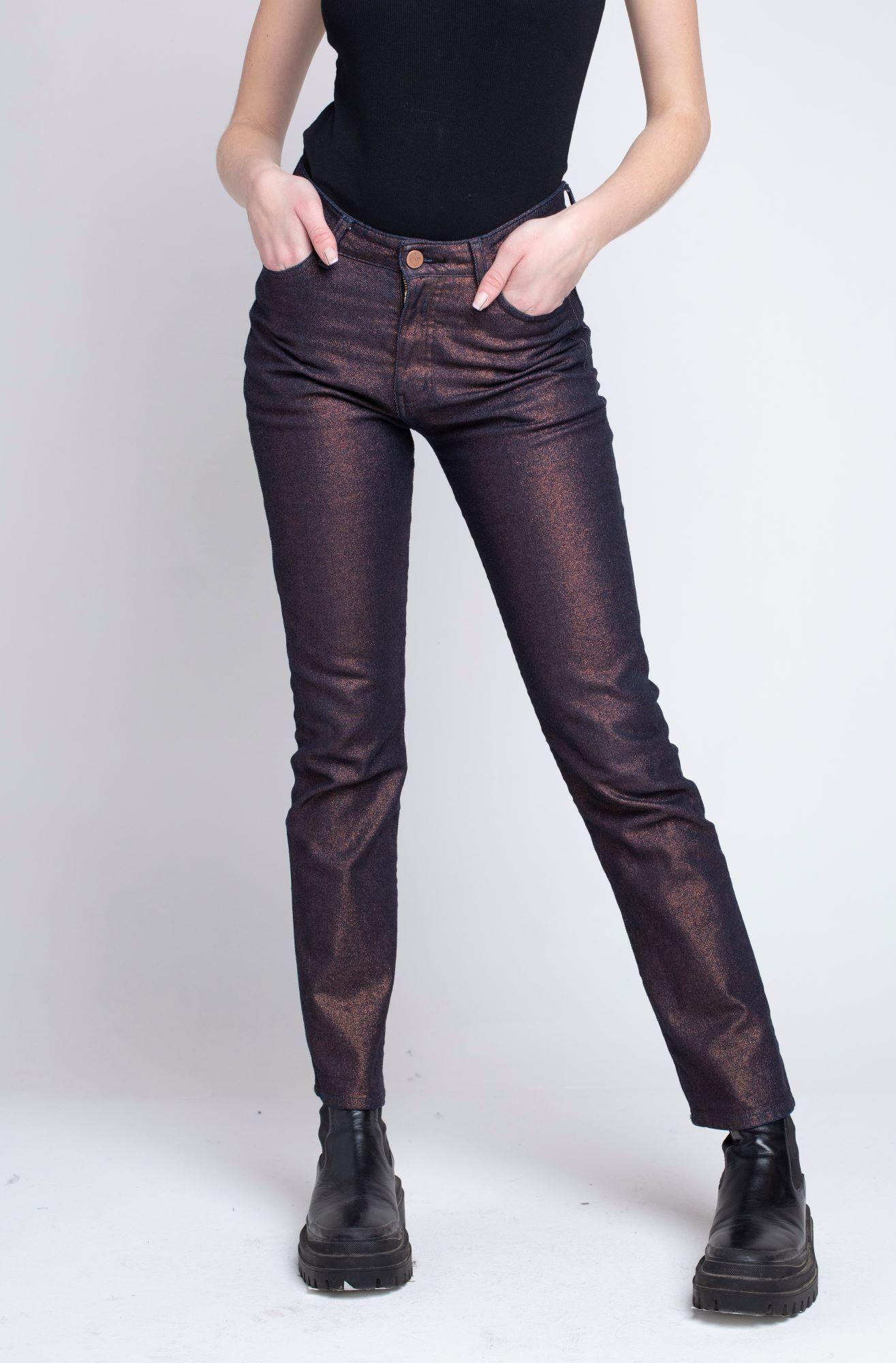 Jeans Metalizado Cobre-0