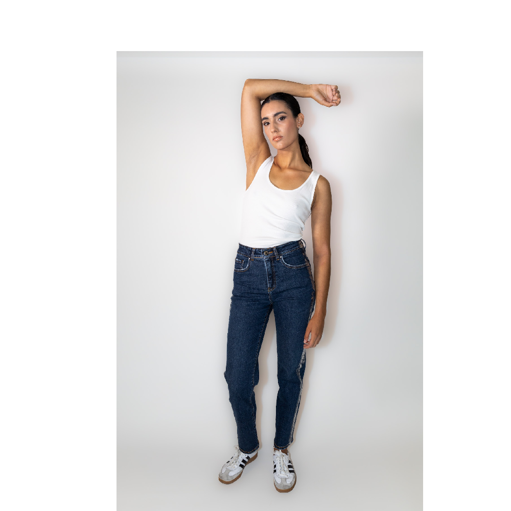 ​Jeans Tokio Franja Plateada-0